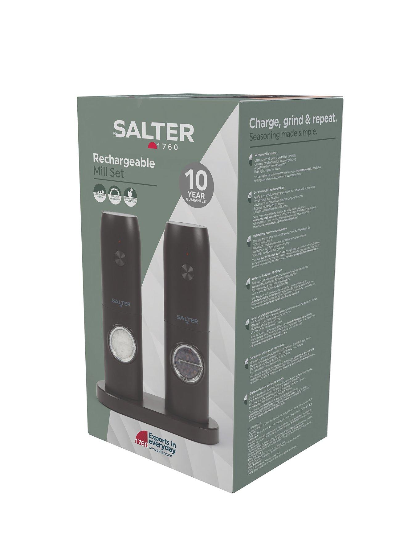 Image 6 of 6 of Salter Salter Rechargeable Mill Set With Base