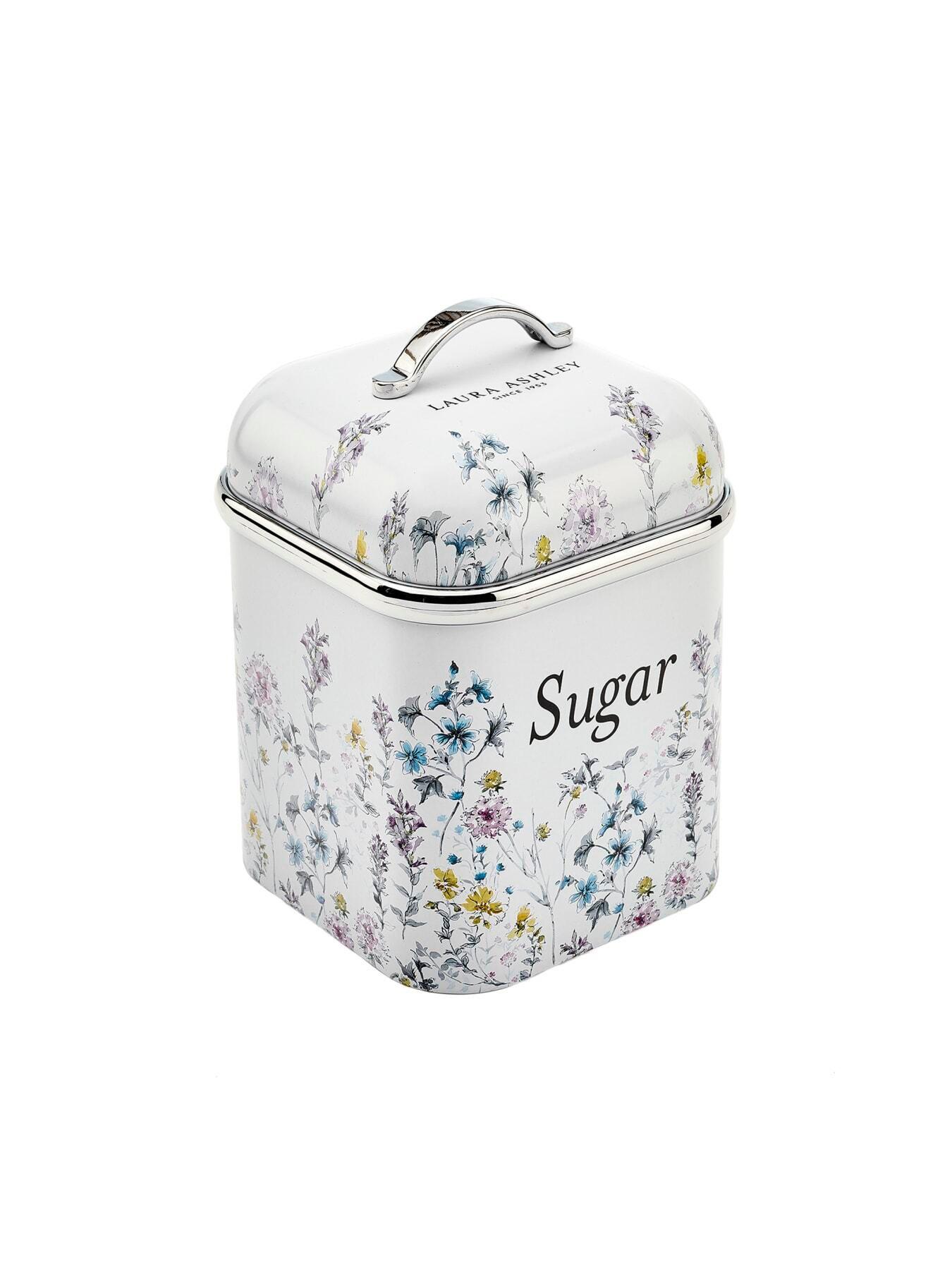 Image 4 of 7 of Laura Ashley Set Of 3 Storage Canisters With Removable Lids, Wild Meadow
