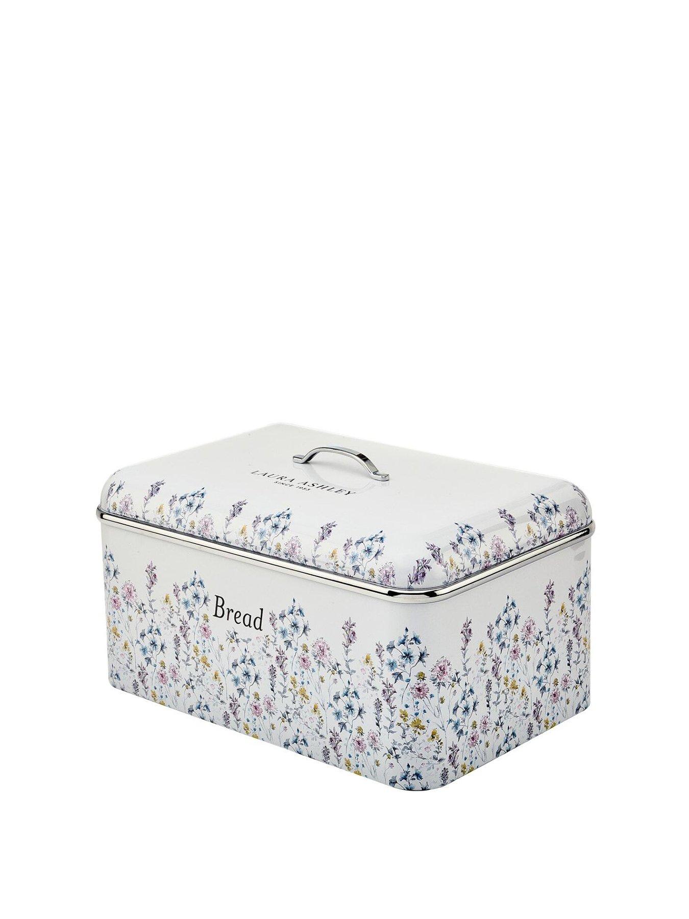 Image 2 of 6 of Laura Ashley Bread Bin With Removable Lift-top Lid, Wild Meadow