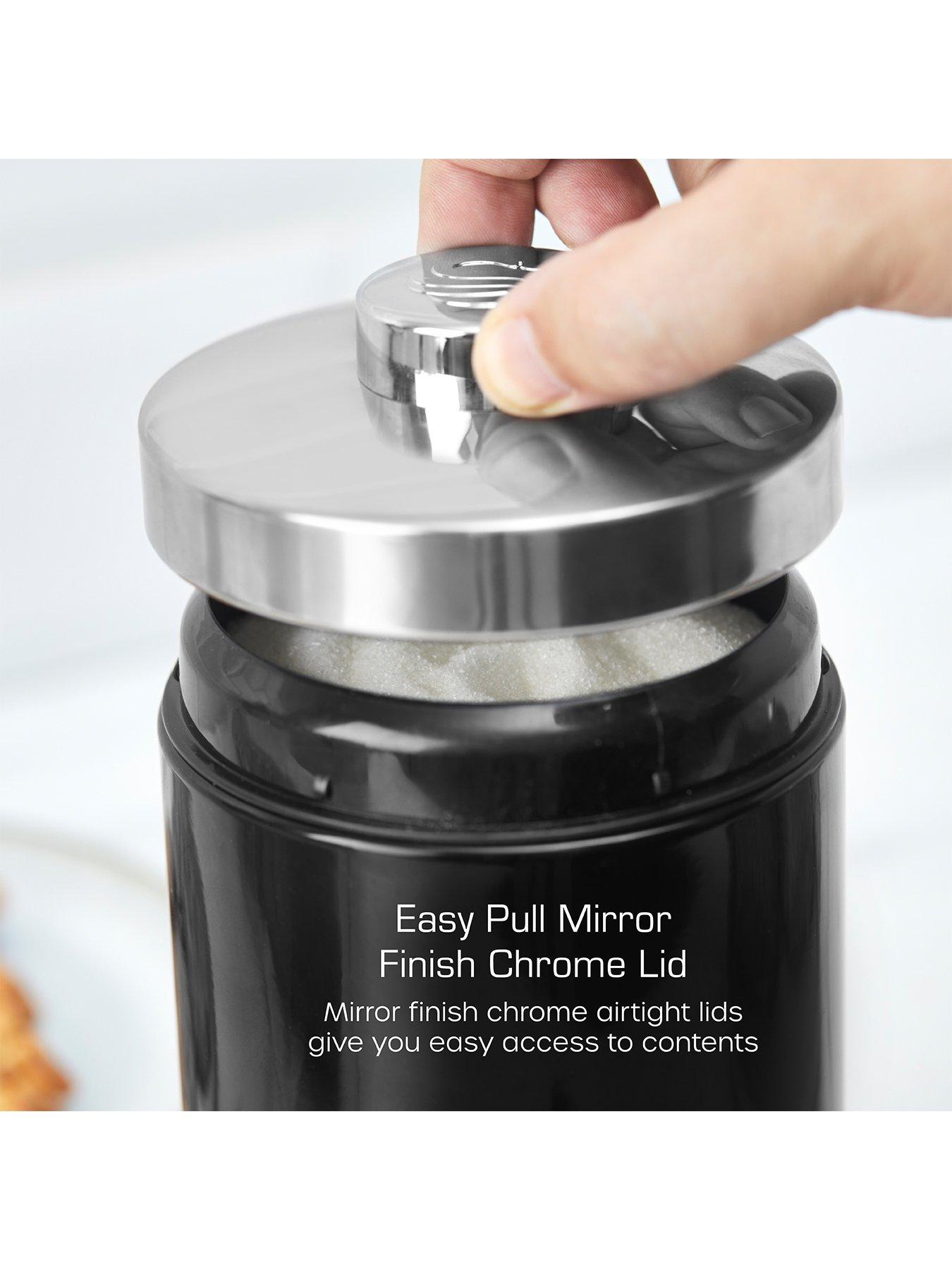 swan-townhouse-4-piece-bread-bin-and-canister-set-blackdetail