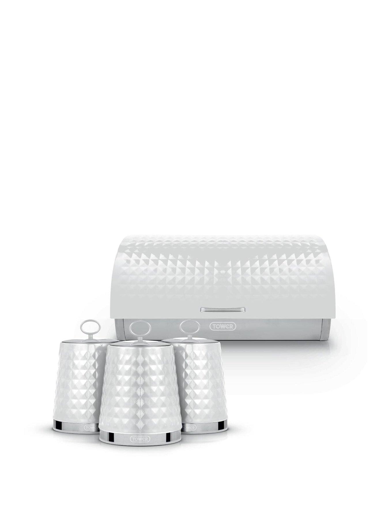 tower-solitaire-4-piece-bread-bin-and-canister-set-white
