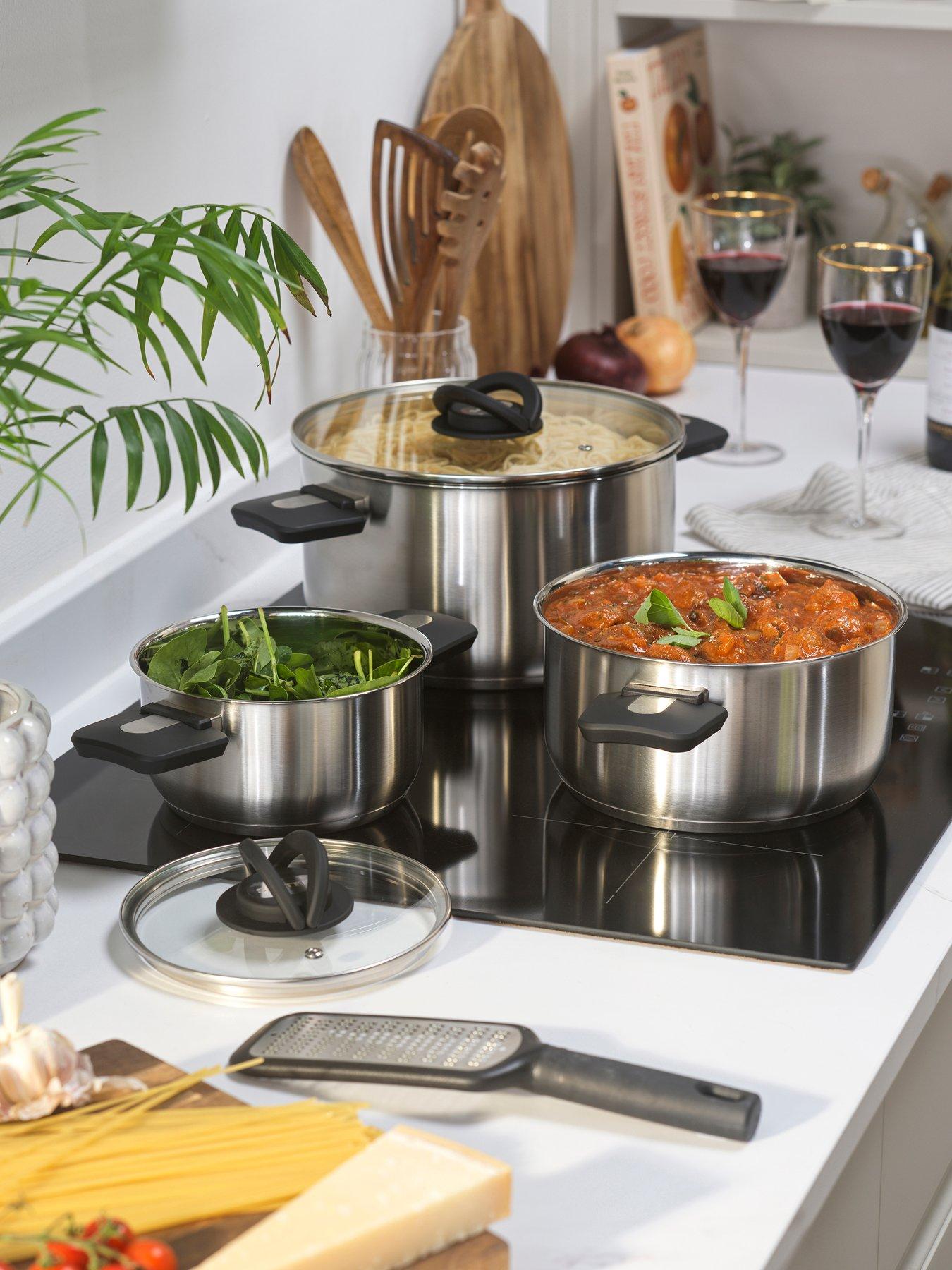 Salter 3pc Stack-in Pot Set