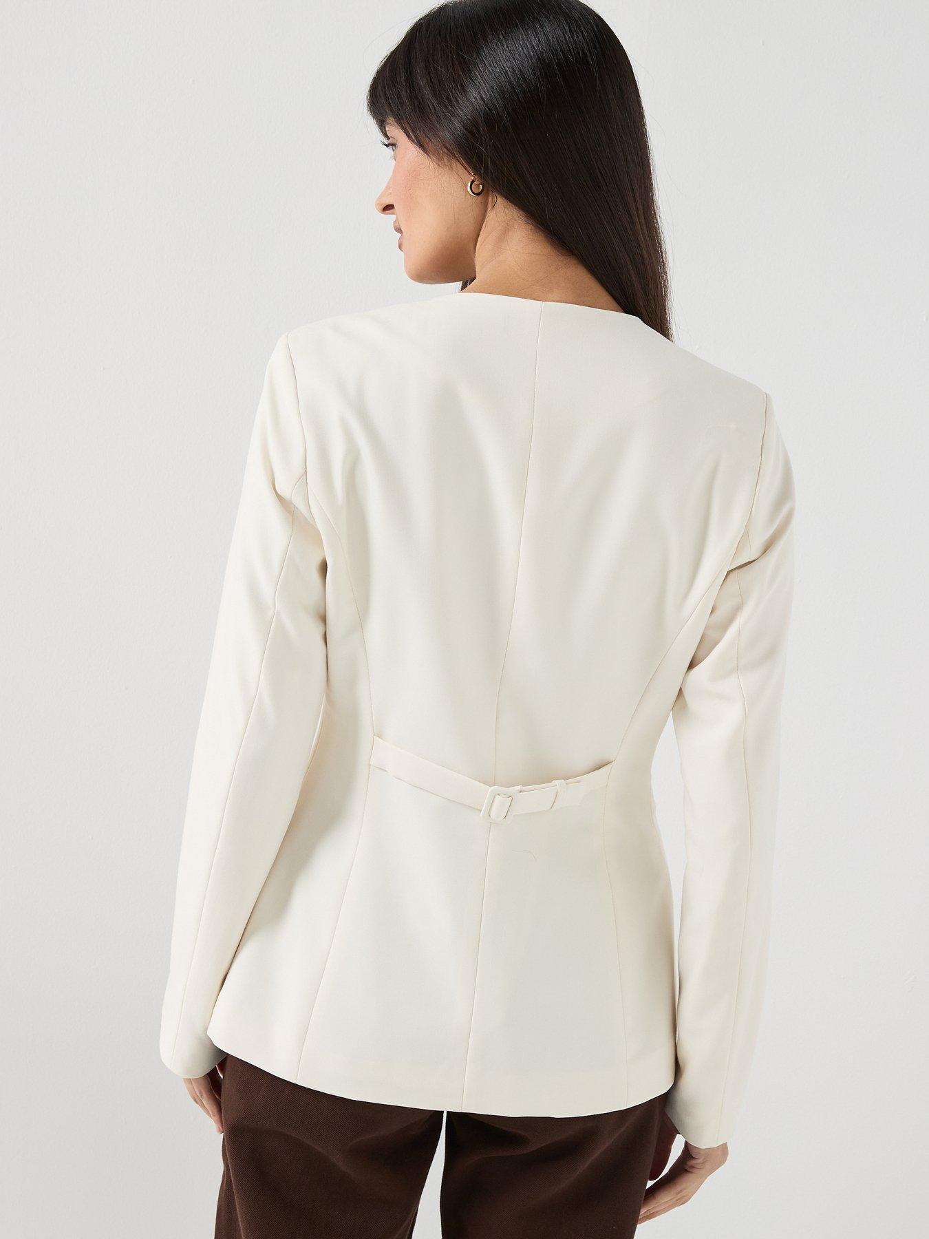 Image 2 of 6 of Vero Moda Vmdrea Ls Fitted Blazer