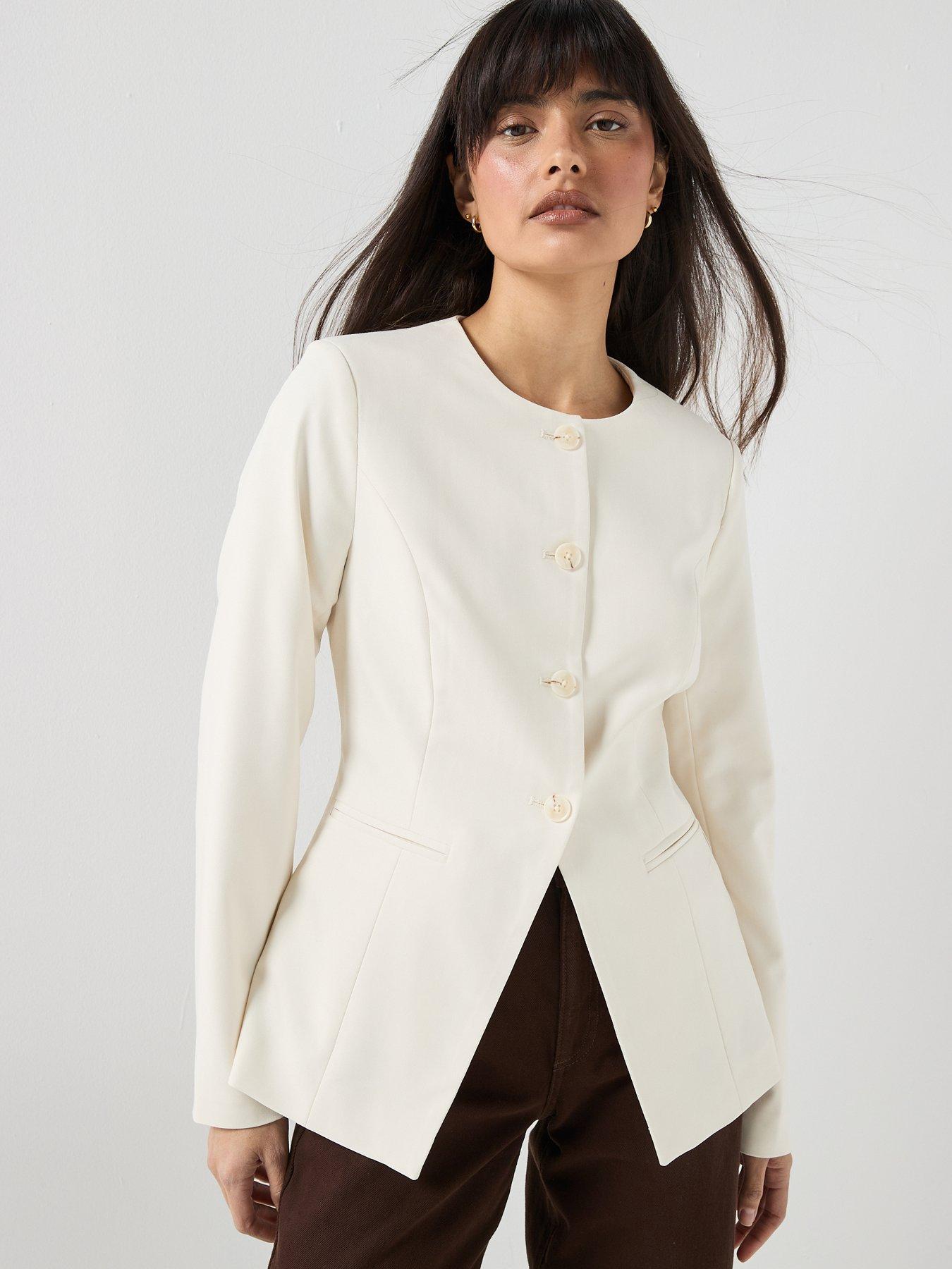 vero-moda-vmdrea-long-sleeve-fitted-blazer-greyoutfit
