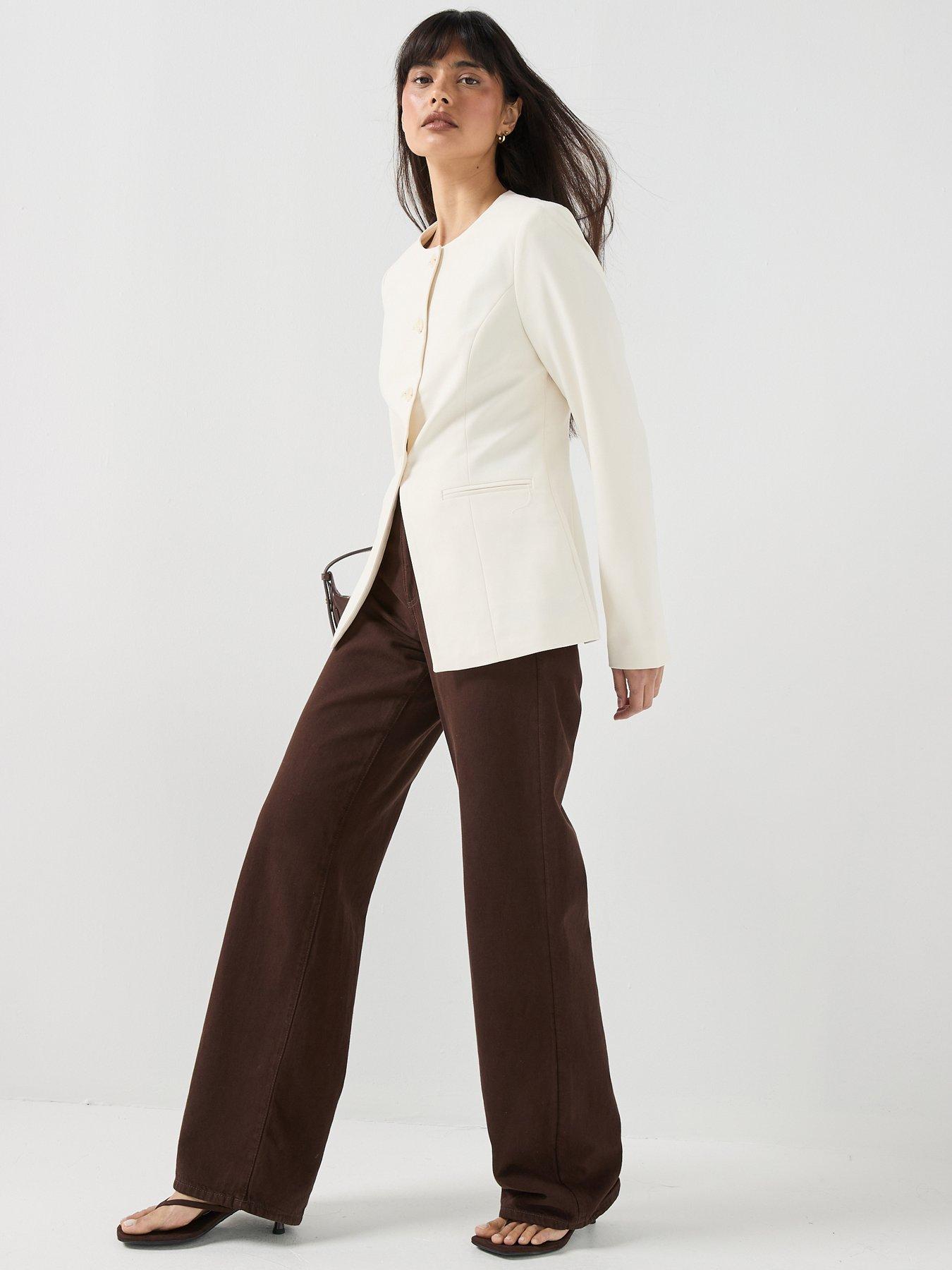 Image 5 of 6 of Vero Moda Vmdrea Ls Fitted Blazer
