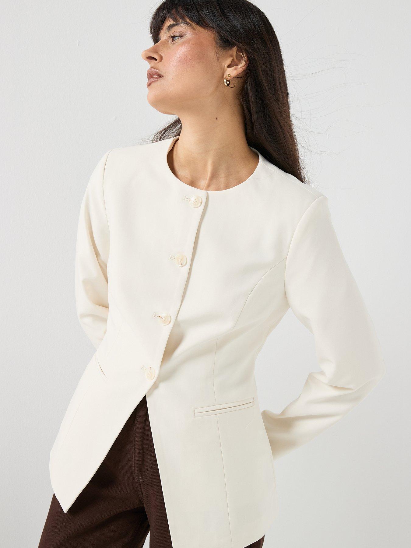 Image 6 of 6 of Vero Moda Vmdrea Ls Fitted Blazer