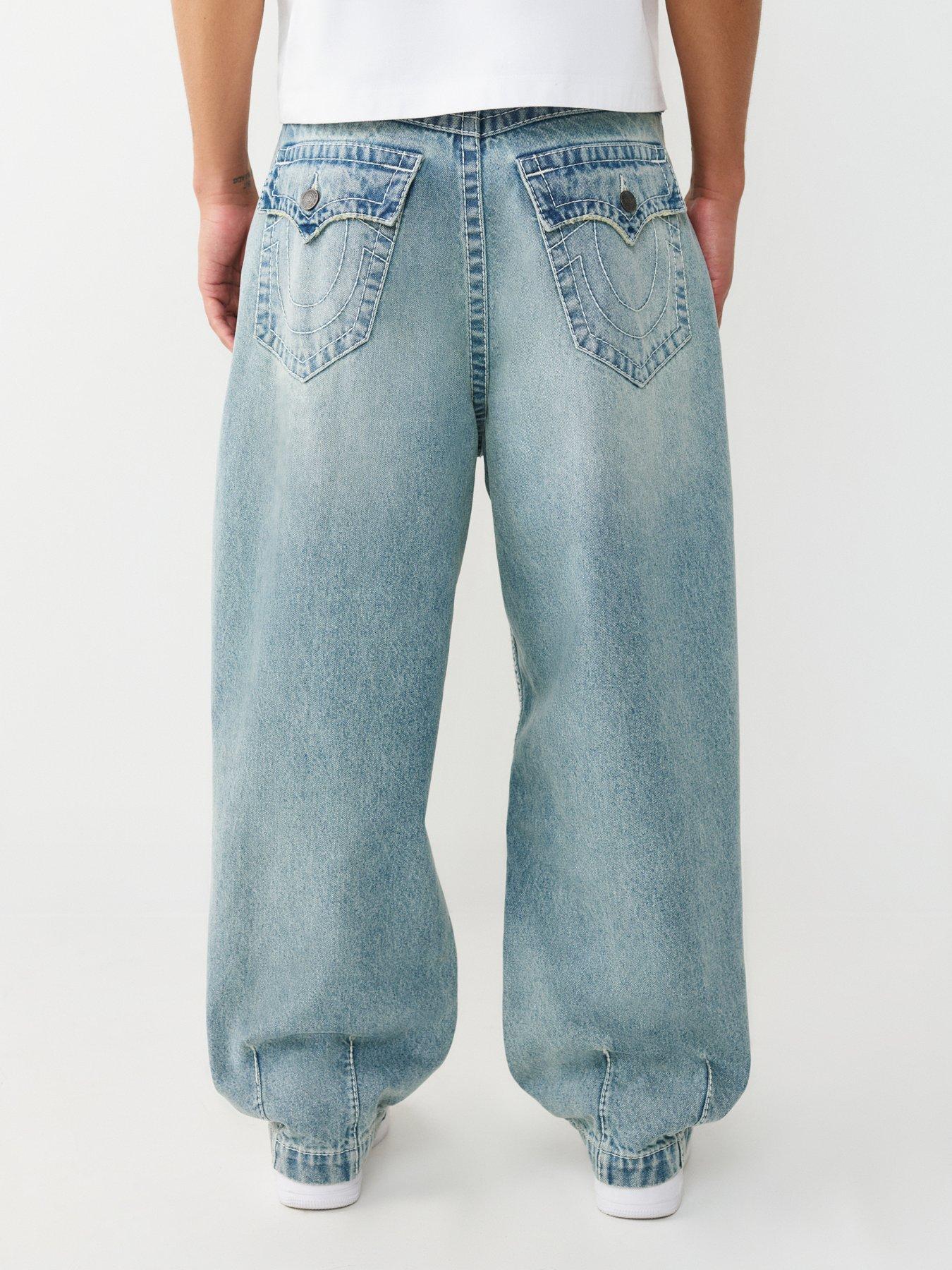 Image 2 of 5 of TRUE RELIGION Danny Loose Fit Jeans - Blue