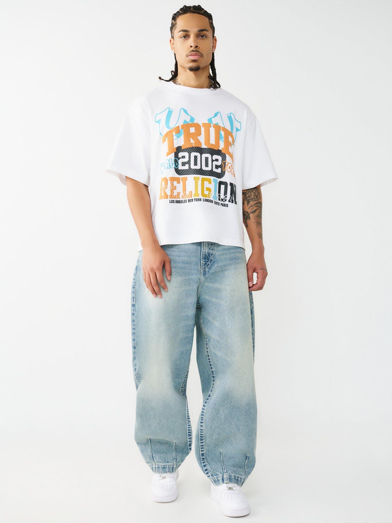 Image 3 of 5 of TRUE RELIGION Danny Loose Fit Jeans - Blue