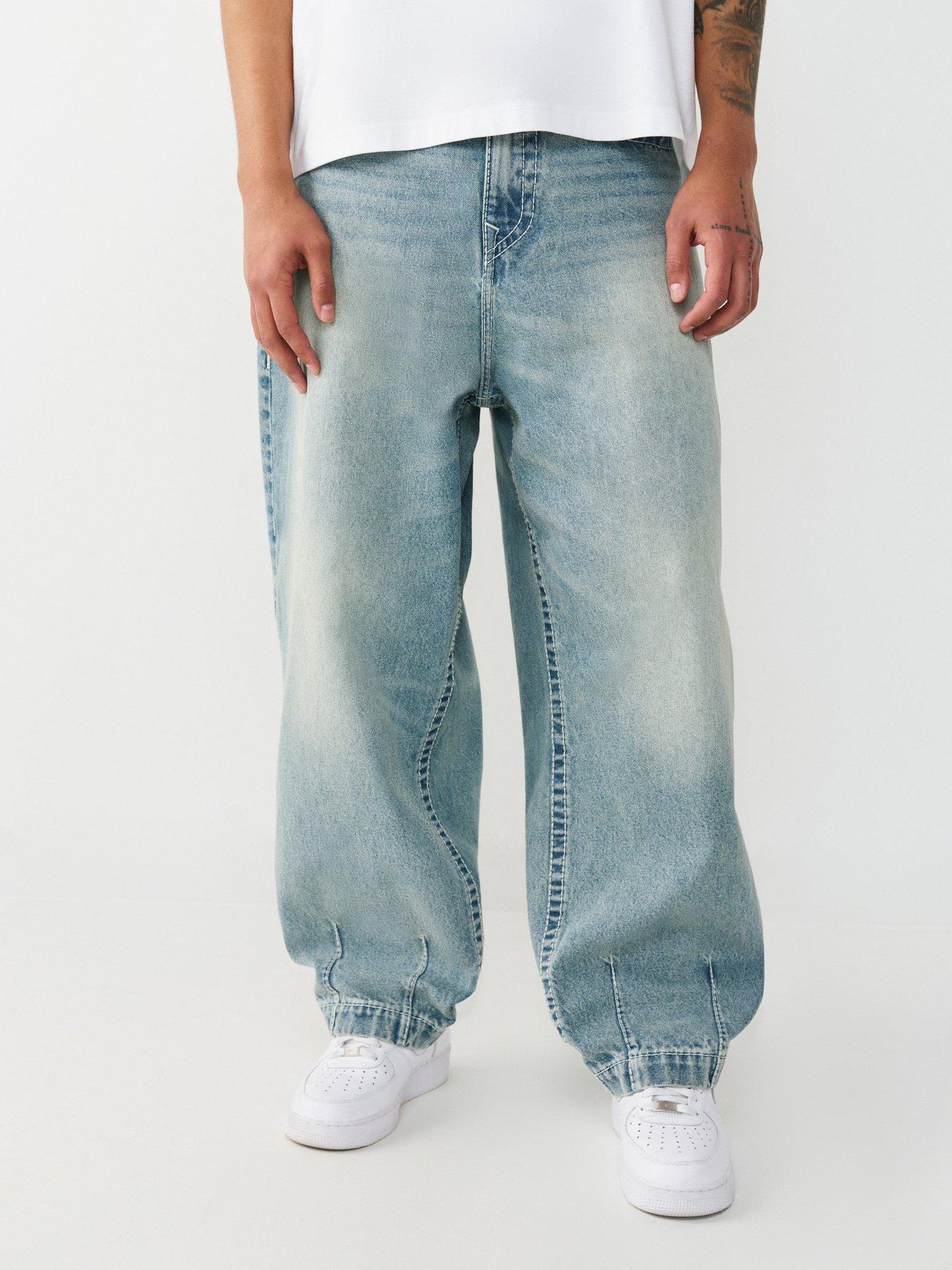 Image 4 of 5 of TRUE RELIGION Danny Loose Fit Jeans - Blue