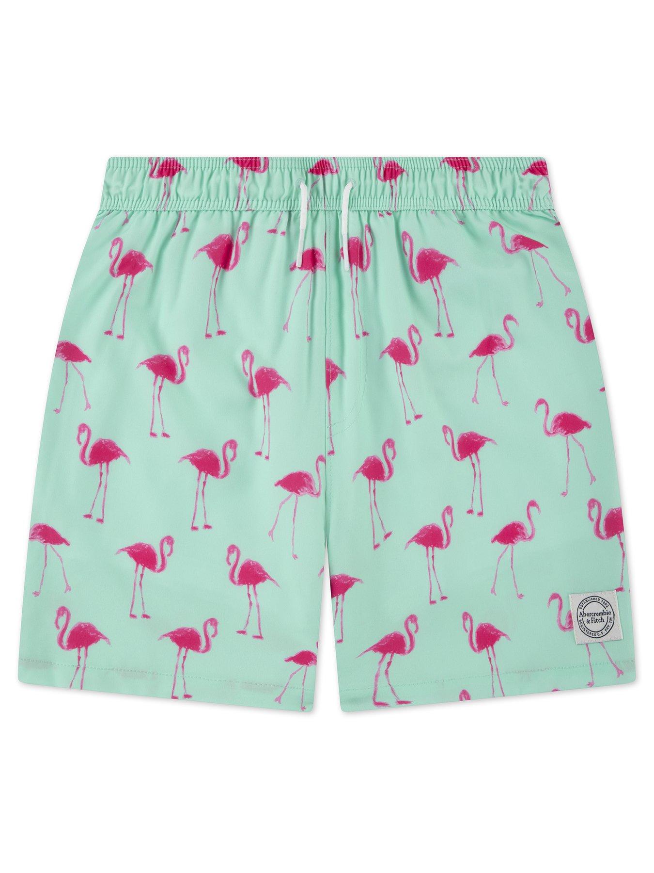 Abercrombie & Fitch Boys Core Poly Swim Short - Green