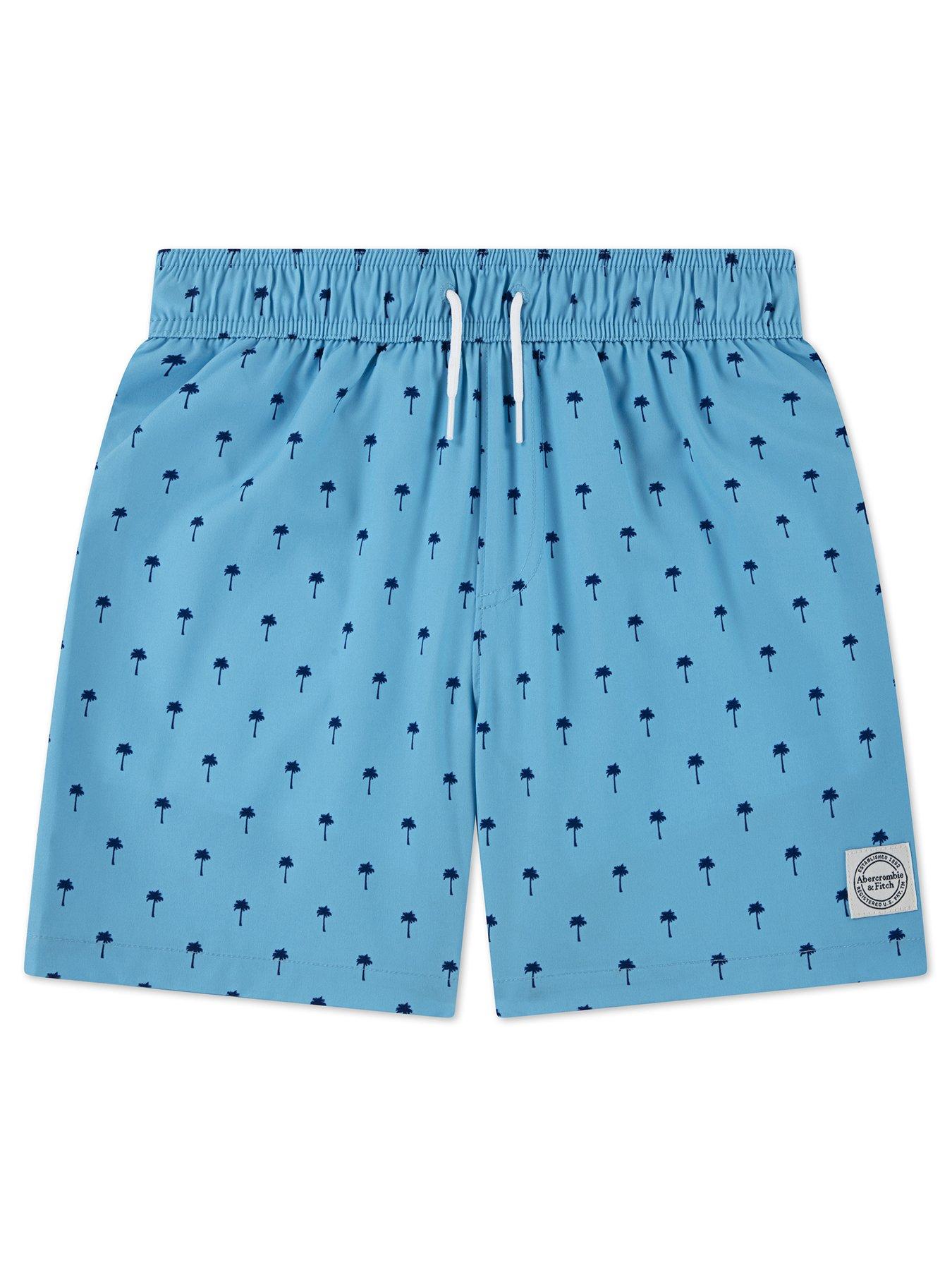 Abercrombie & Fitch Boys Core Poly Swim Shorts - Blue