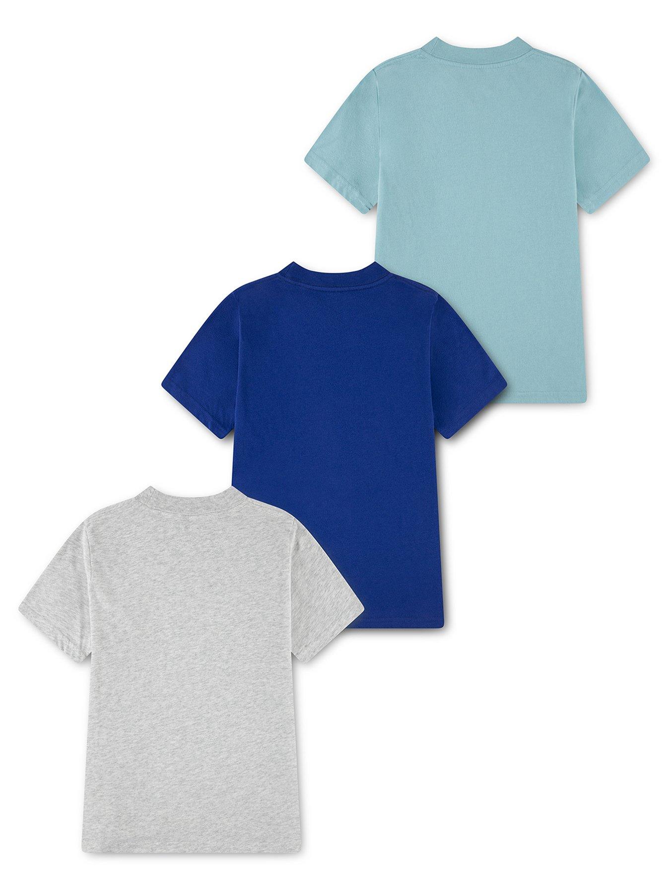 Image 2 of 5 of Abercrombie & Fitch Boys 3 Pack Short Sleeve T-Shirt - Grey