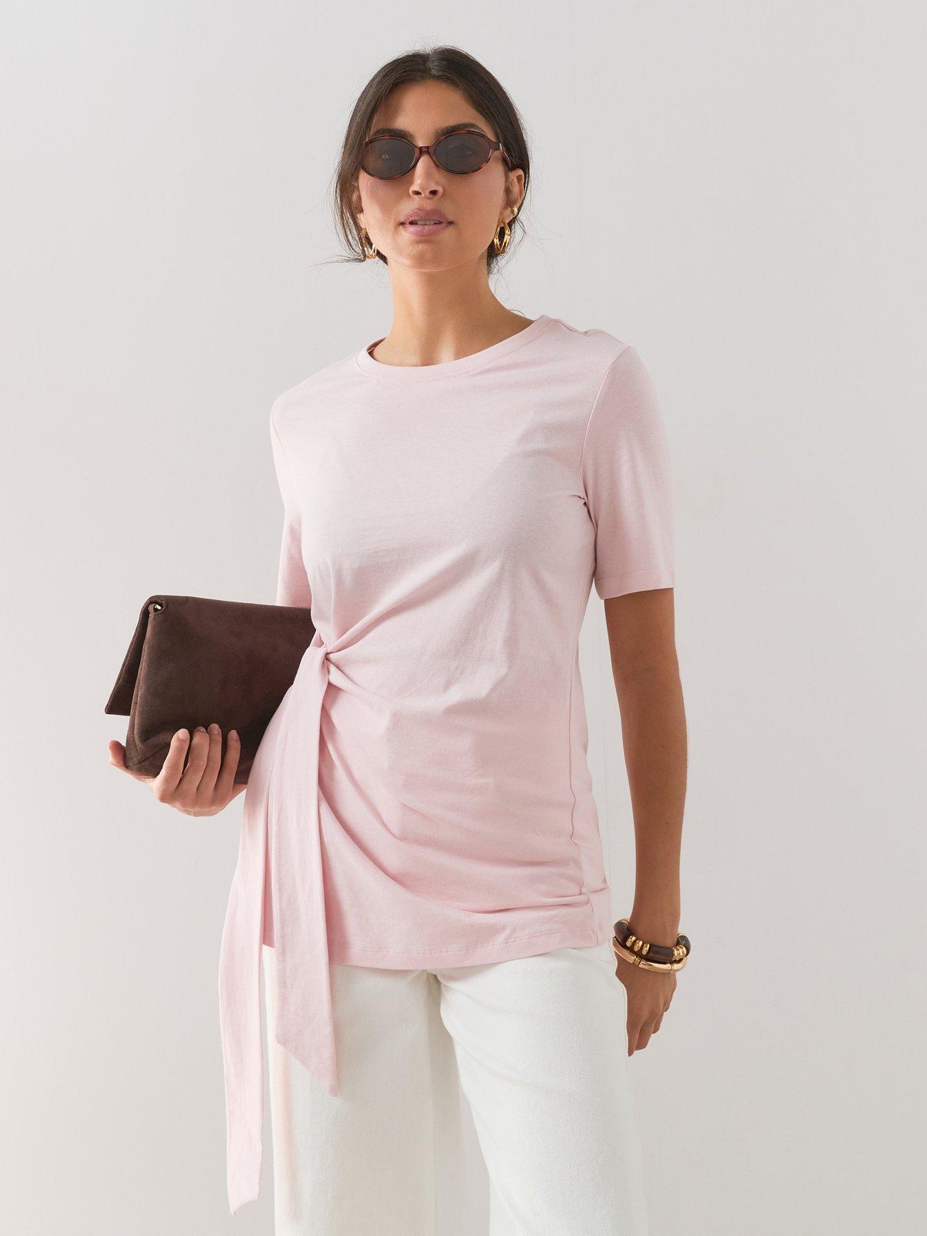 Image 1 of 7 of The Very Collection Knot Front Plain Top