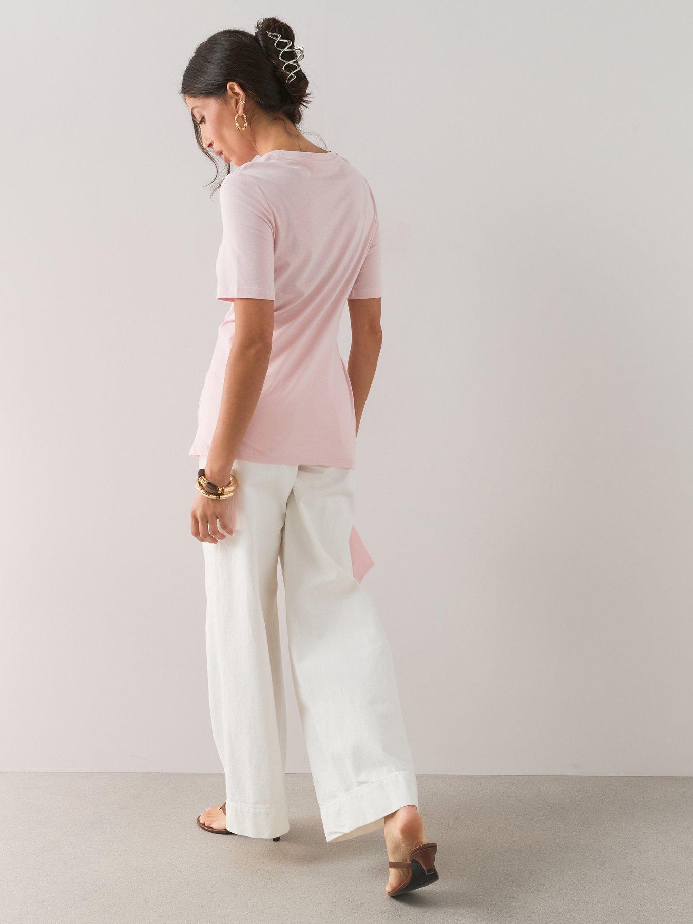 Image 2 of 7 of The Very Collection Knot Front Plain Top