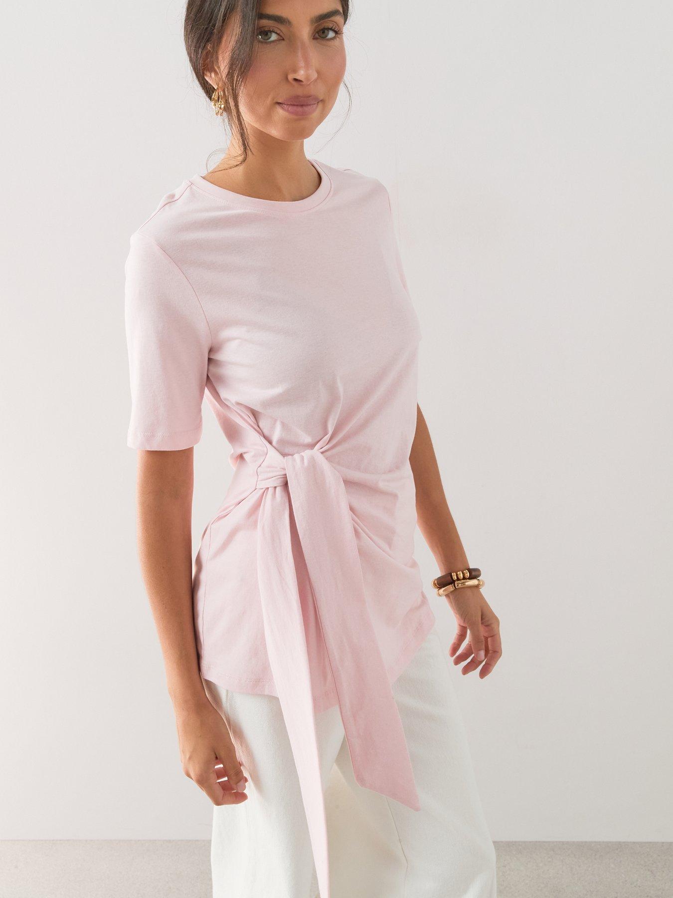 Image 4 of 7 of The Very Collection Knot Front Plain Top