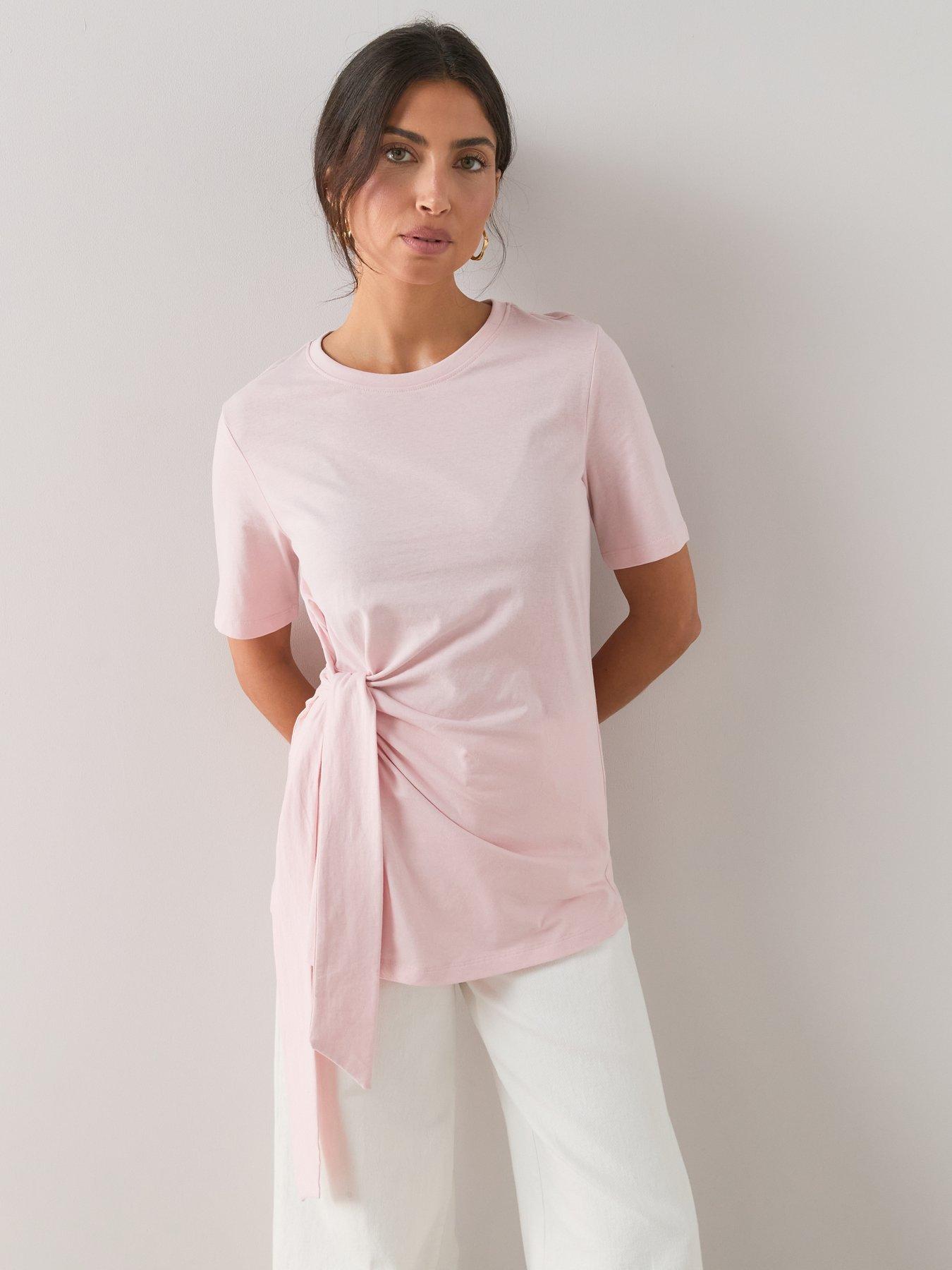 Image 6 of 7 of The Very Collection Knot Front Plain Top