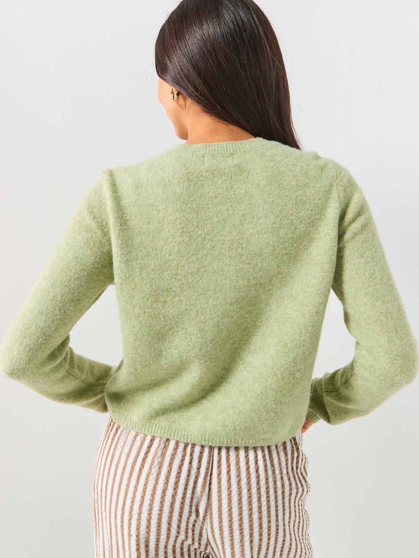Image 2 of 6 of JDY Jdychloe Knitted Cardigan - Green
