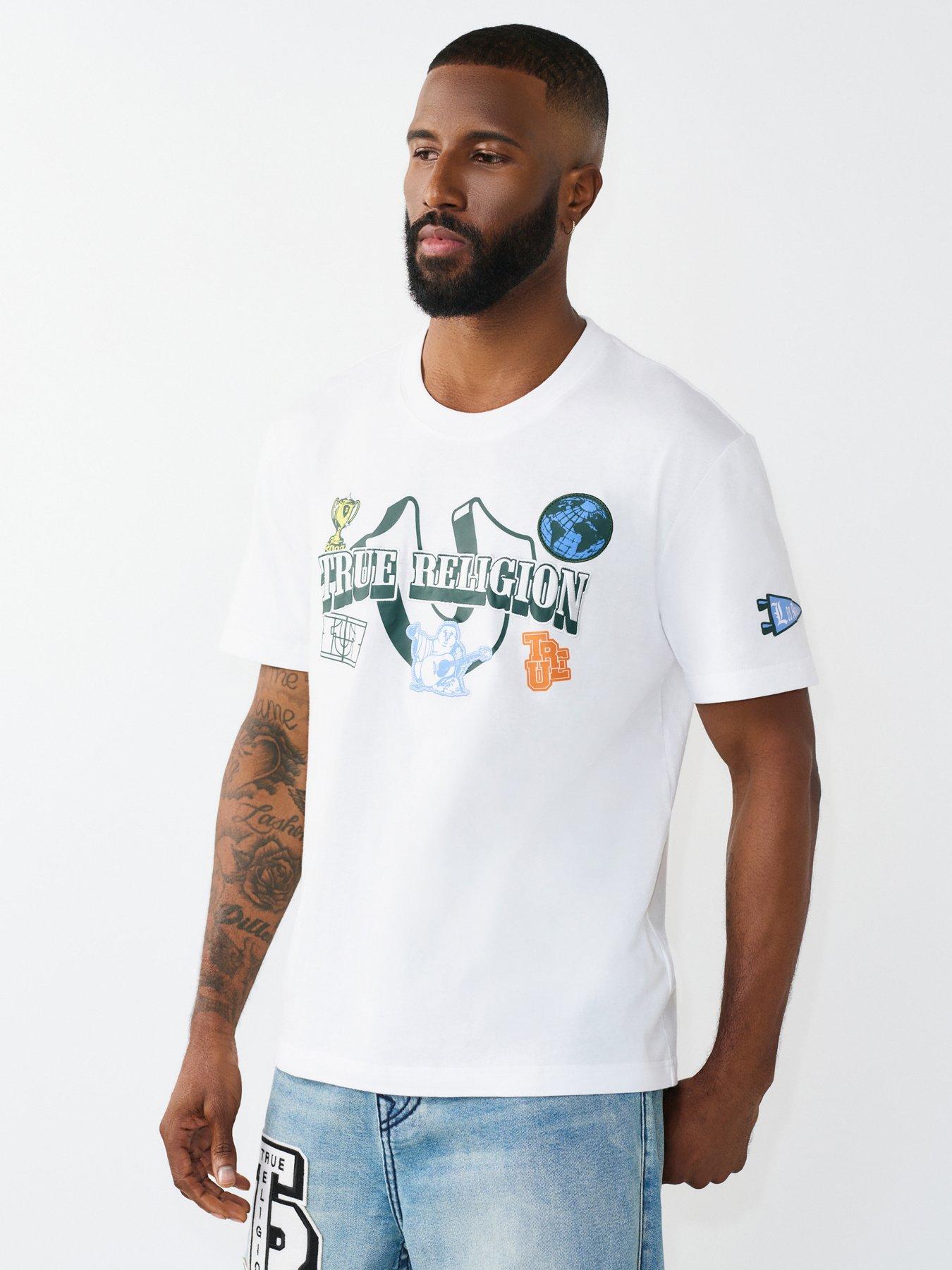 TRUE RELIGION Champ Graphic T-Shirt - White