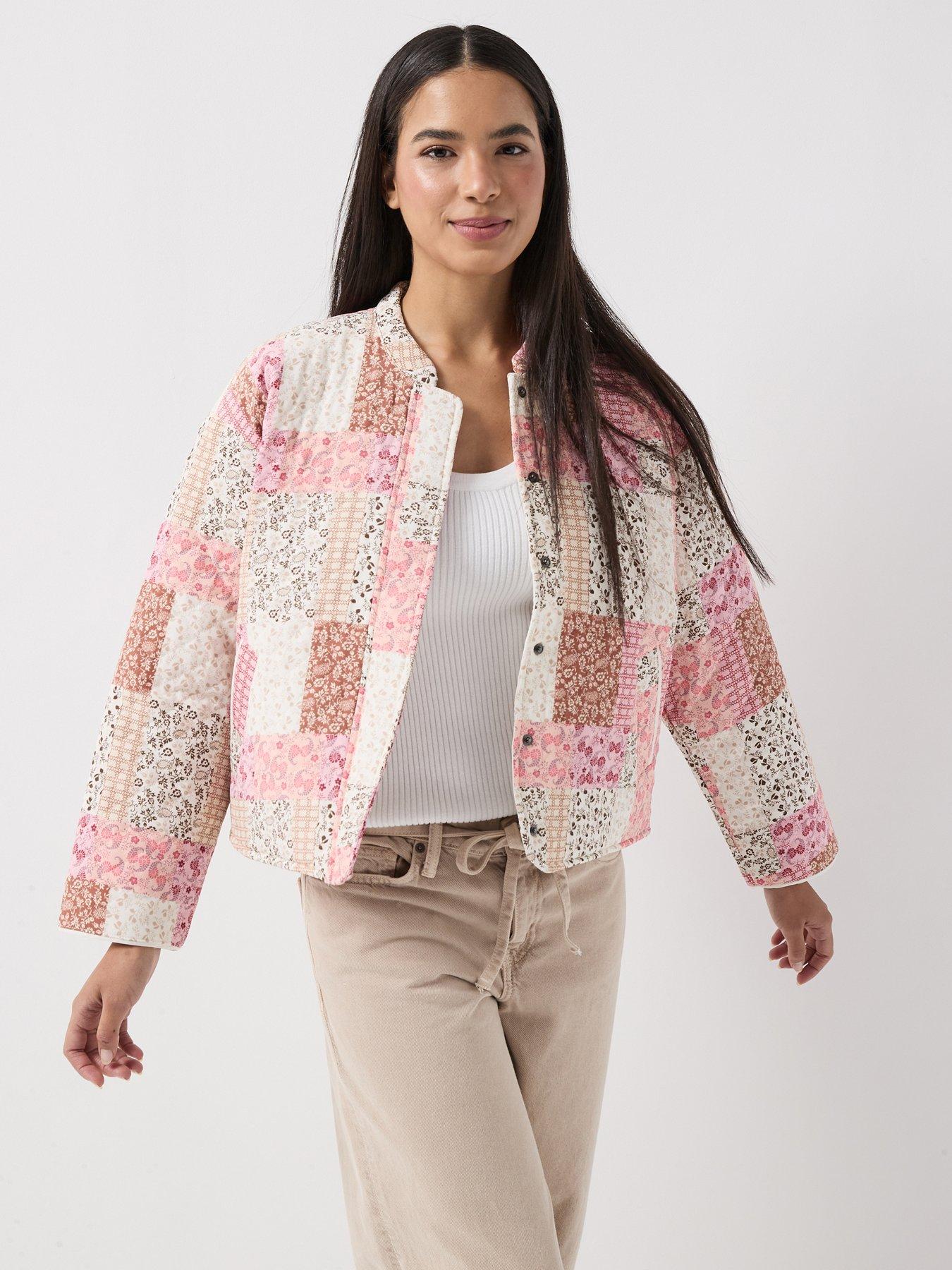 Image 1 of 6 of JDY Jdyfia L/s Quilt Shacket Wvn
