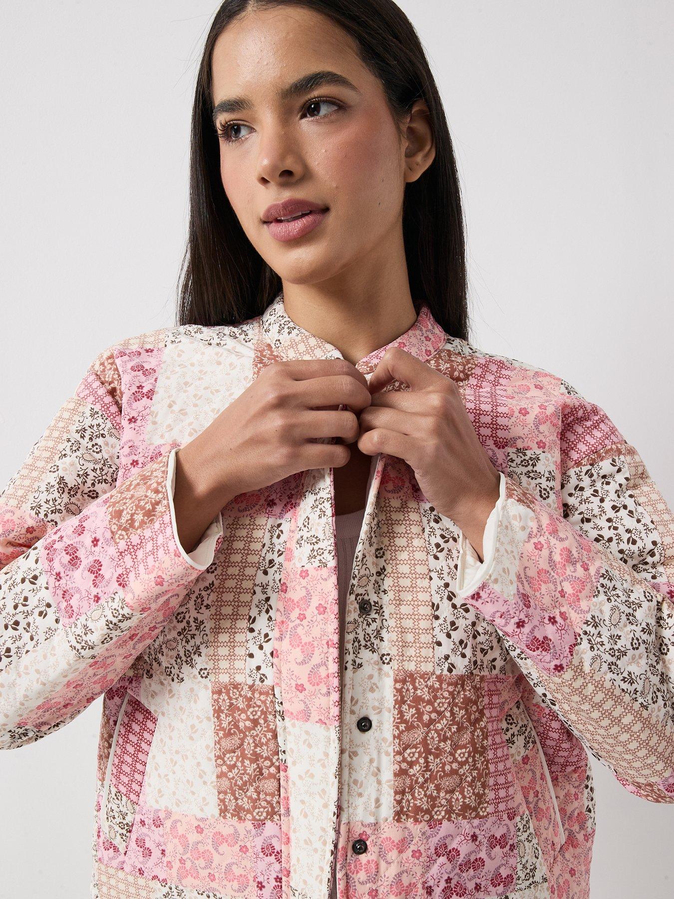 Image 6 of 6 of JDY Jdyfia L/s Quilt Shacket Wvn