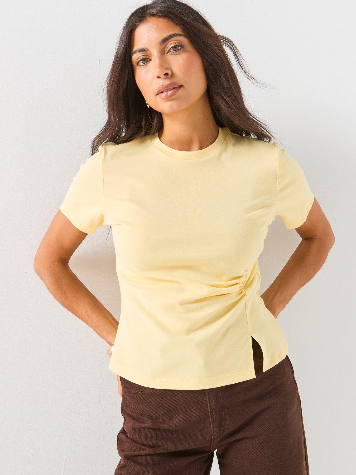 Image 5 of 5 of JDY Jdytessa Short Sleeve Top - Yellow