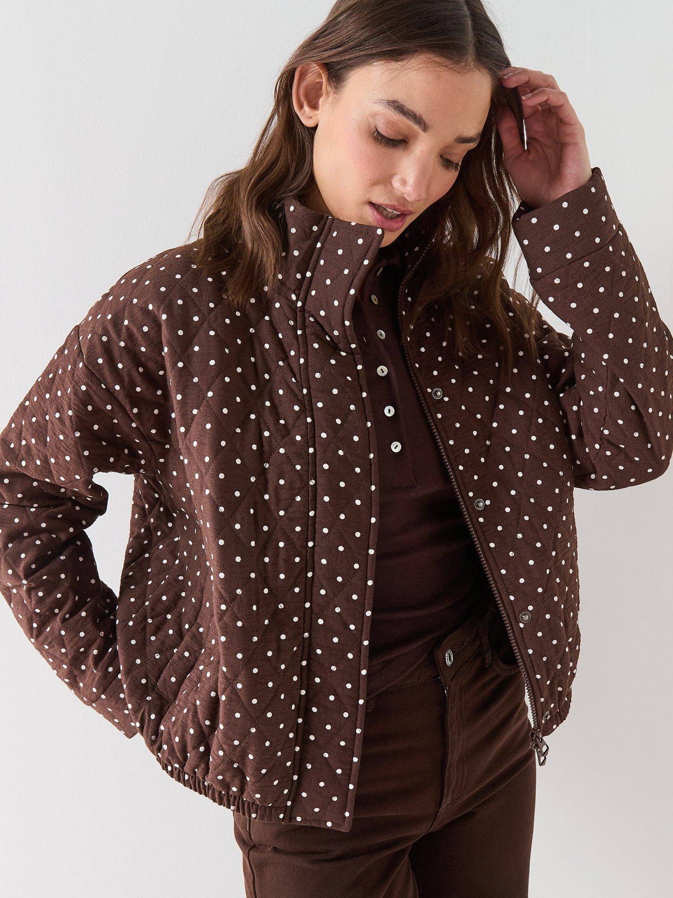 PIECES Pcfamilla Quilted Bomber Jacket