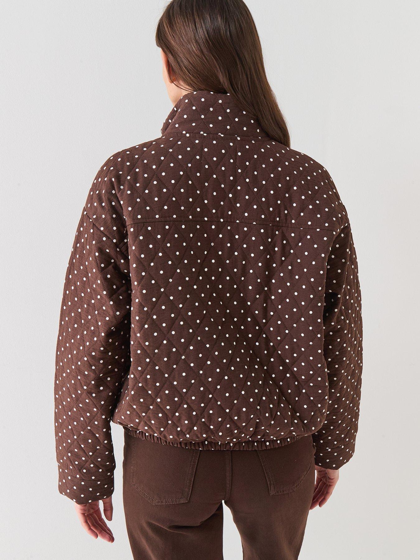 Image 2 of 6 of PIECES Pcfamilla Quilted Bomber Jacket