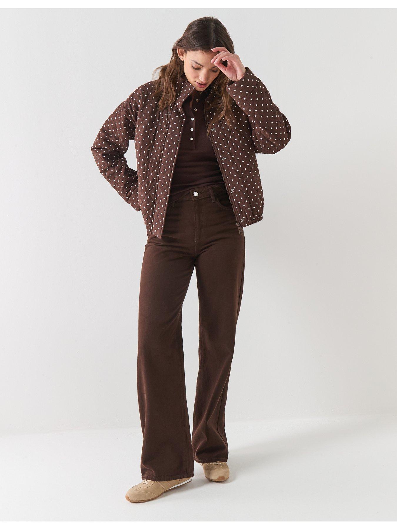 Image 3 of 6 of PIECES Pcfamilla Quilted Bomber Jacket