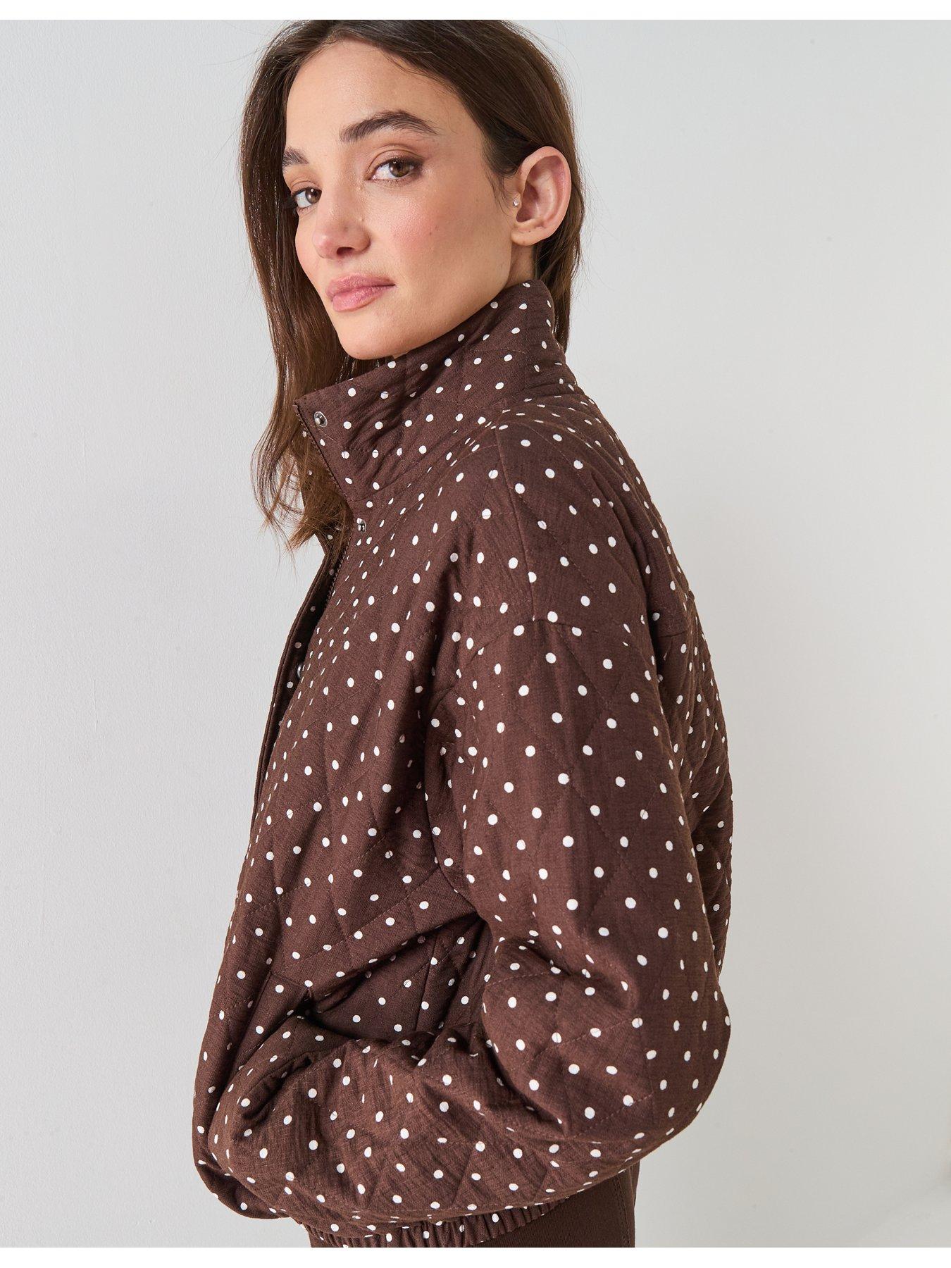 Image 4 of 6 of PIECES Pcfamilla Quilted Bomber Jacket