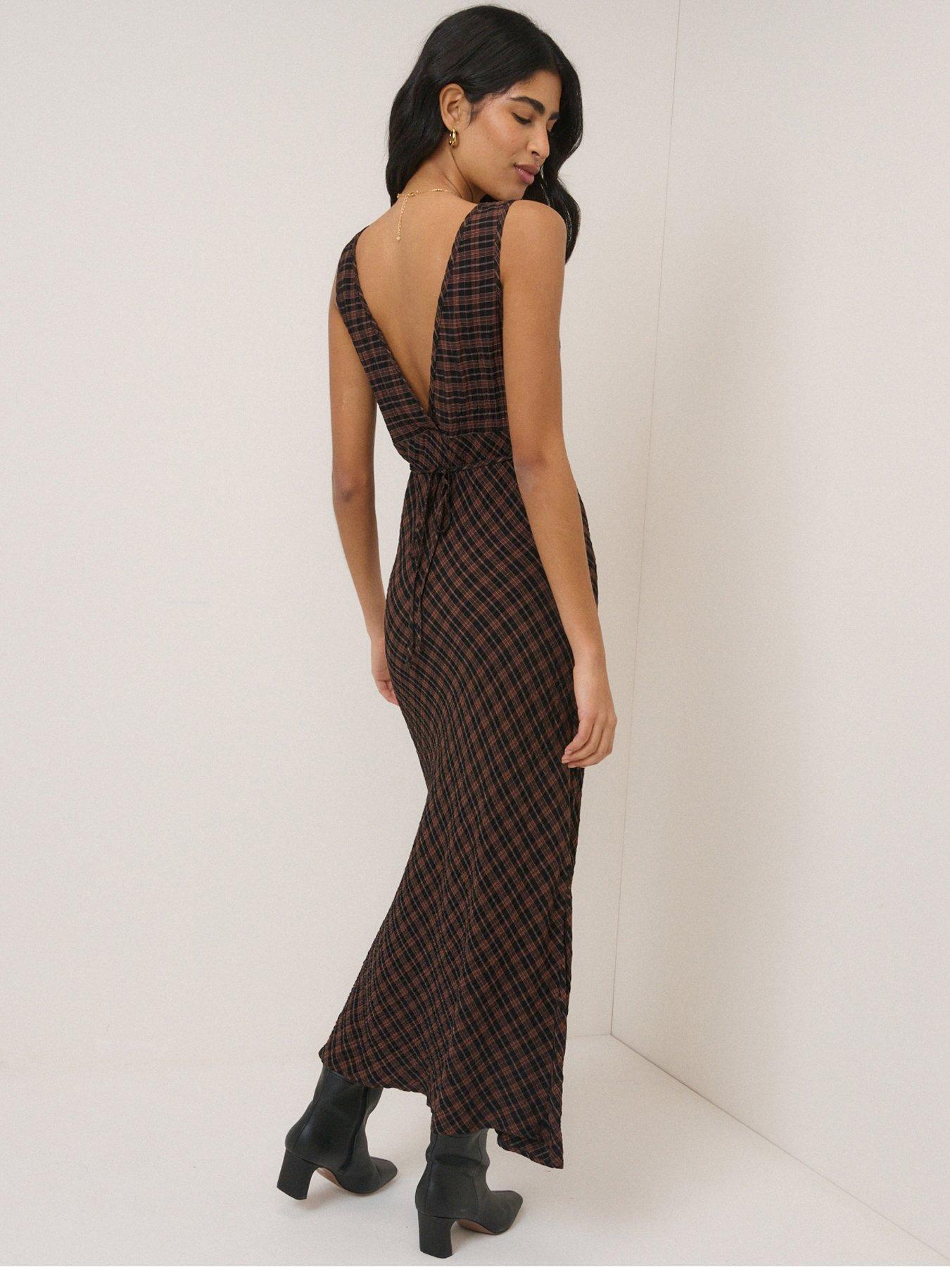 nobodys-child-harmony-midi-dress-brownstillFront