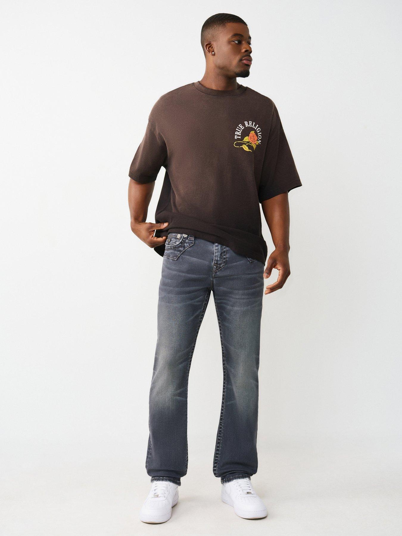 Image 3 of 6 of TRUE RELIGION Ricky Straight Fit Jeans - Black