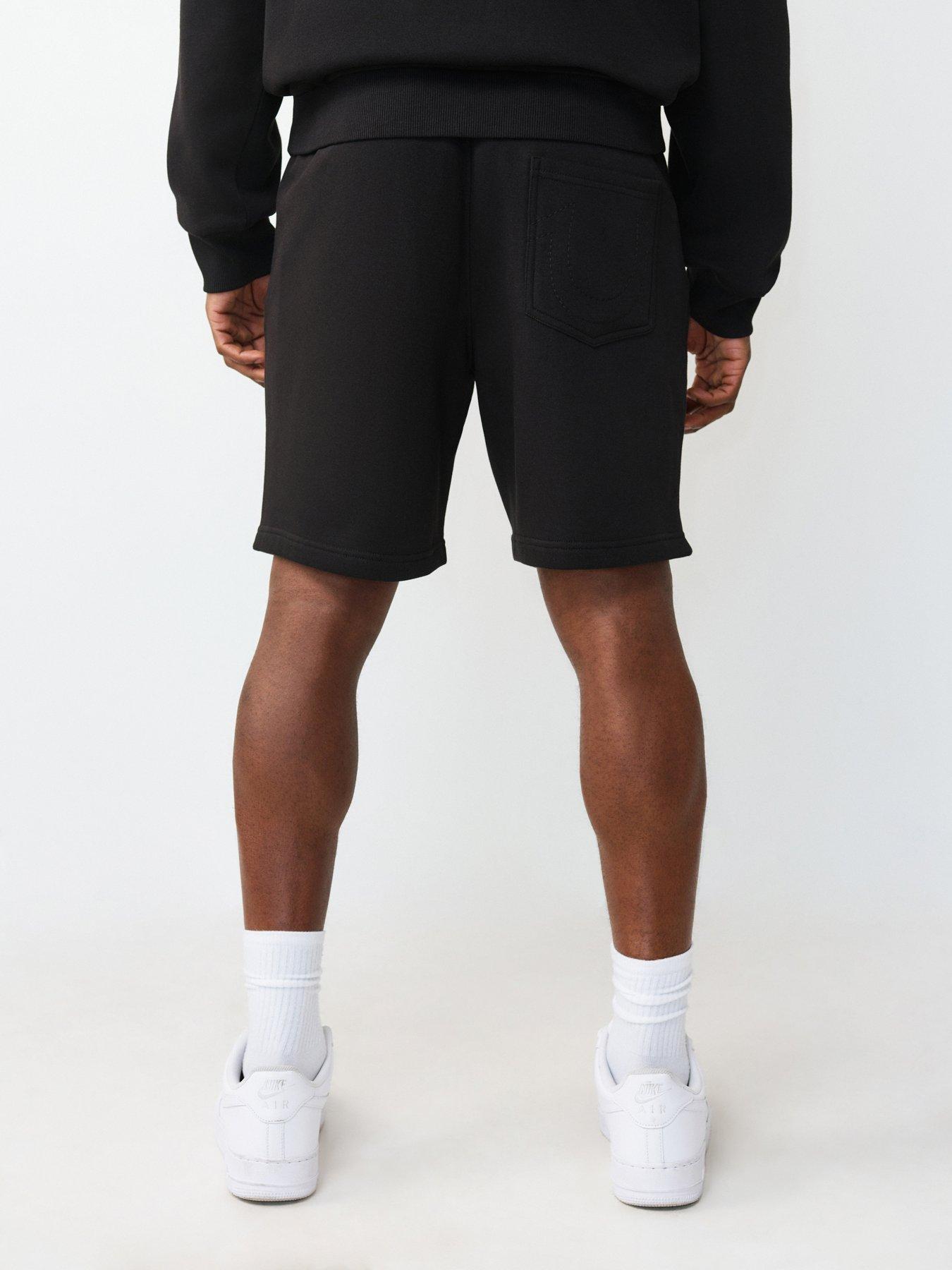 Image 2 of 5 of TRUE RELIGION True Religion Logo Patch Sweat Shorts - Black