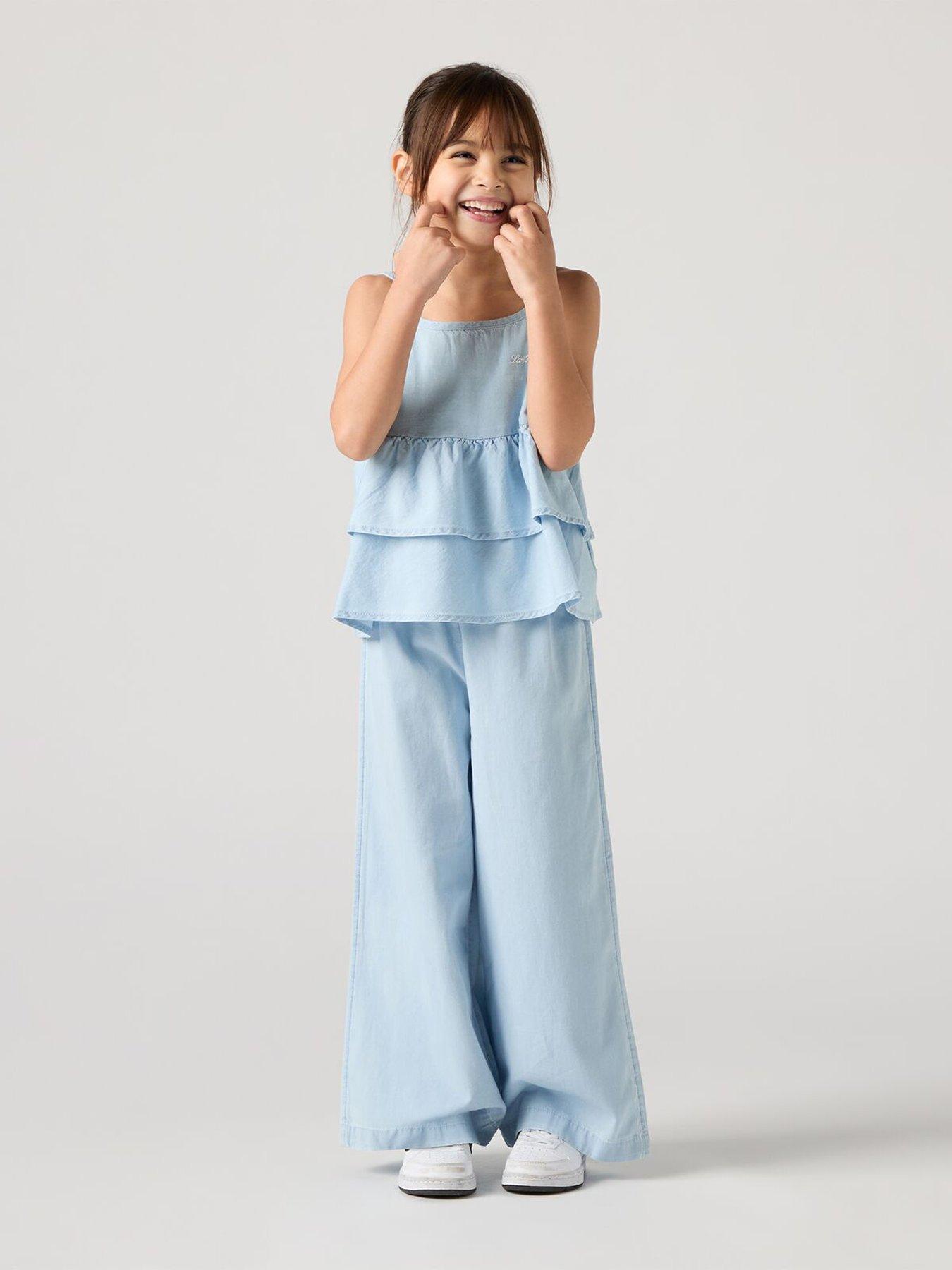 levis-girls-tiered-tank-top-and-pant-set-blue