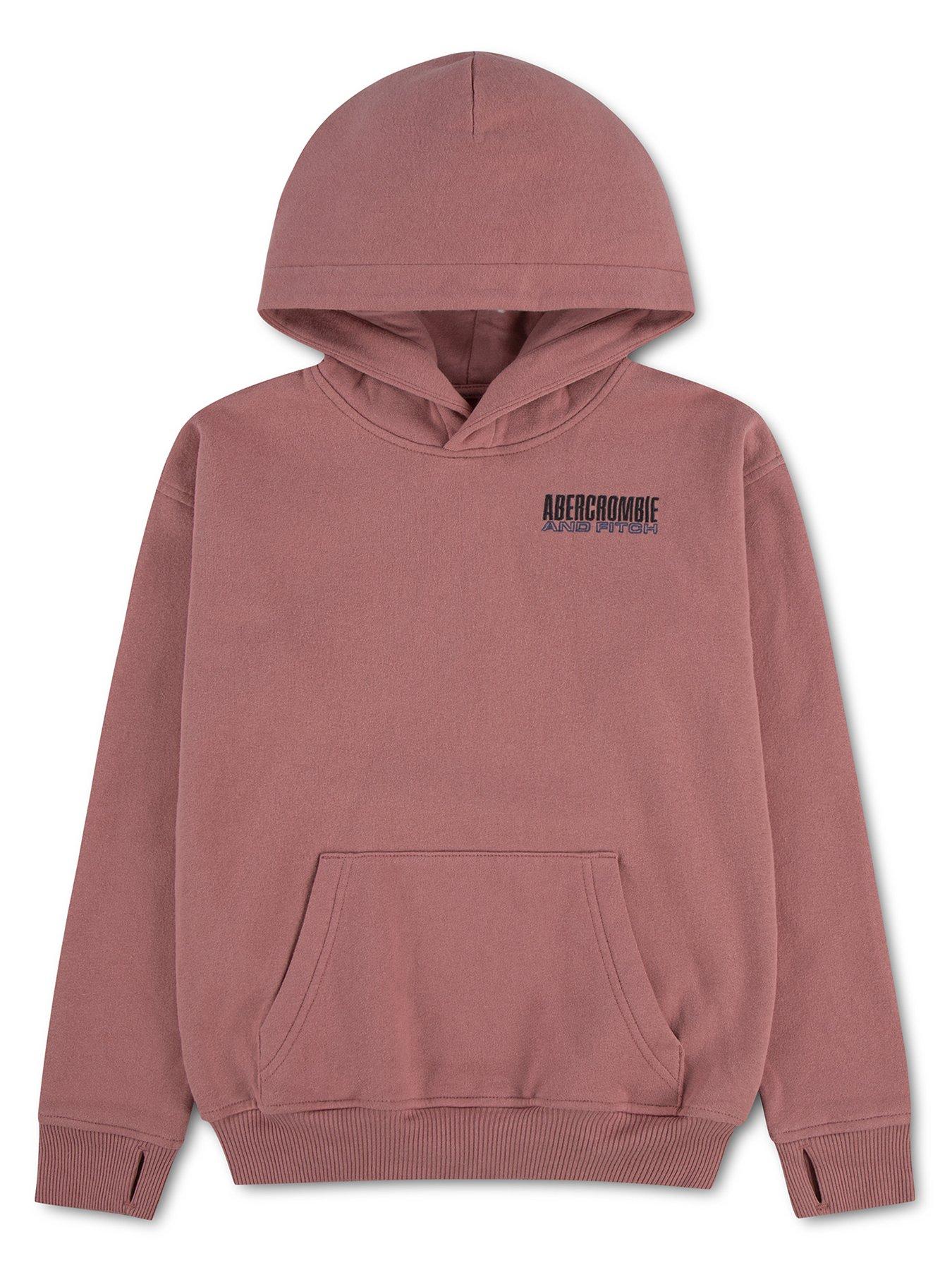 Image 1 of 3 of Abercrombie & Fitch Boys Pullover Hoodie - Pink