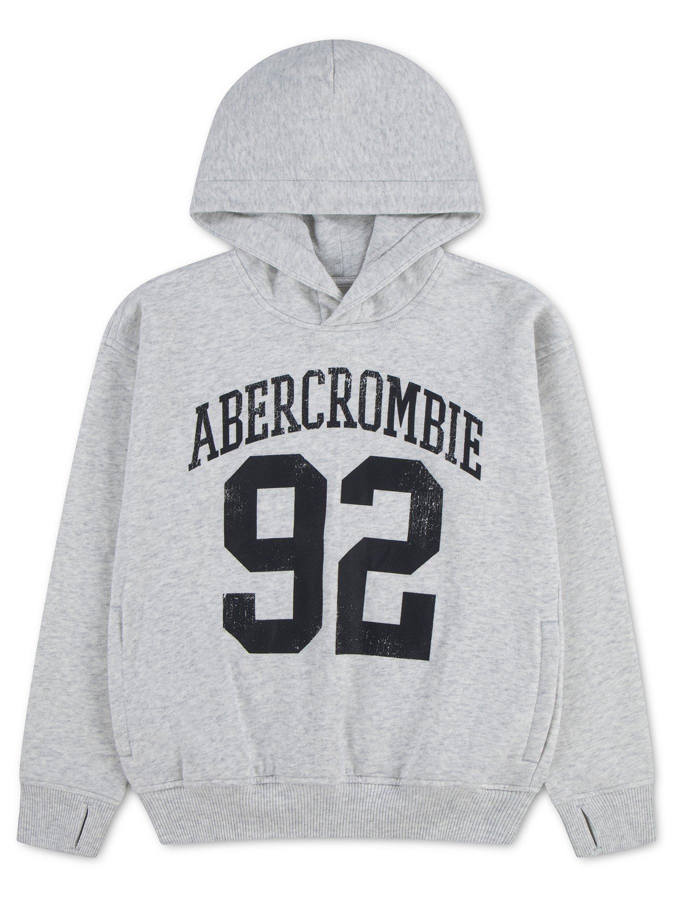 Image 1 of 3 of Abercrombie & Fitch Boys Pullover Hoodie - Grey