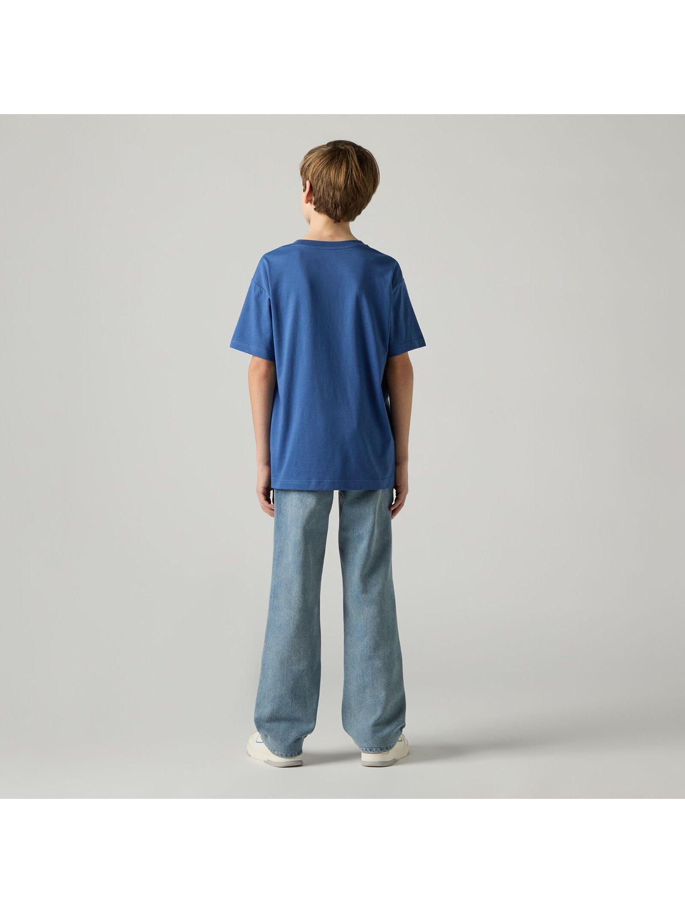 Image 7 of 7 of Levi's Boys 505 Regular Fit Jeans - Blue