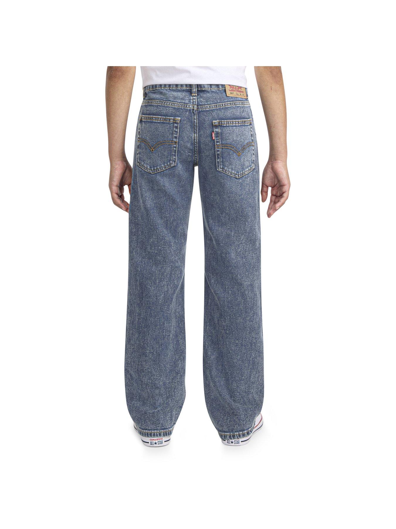 Image 6 of 7 of Levi's Boys 555 Relaxed Straight Jeans - Blue