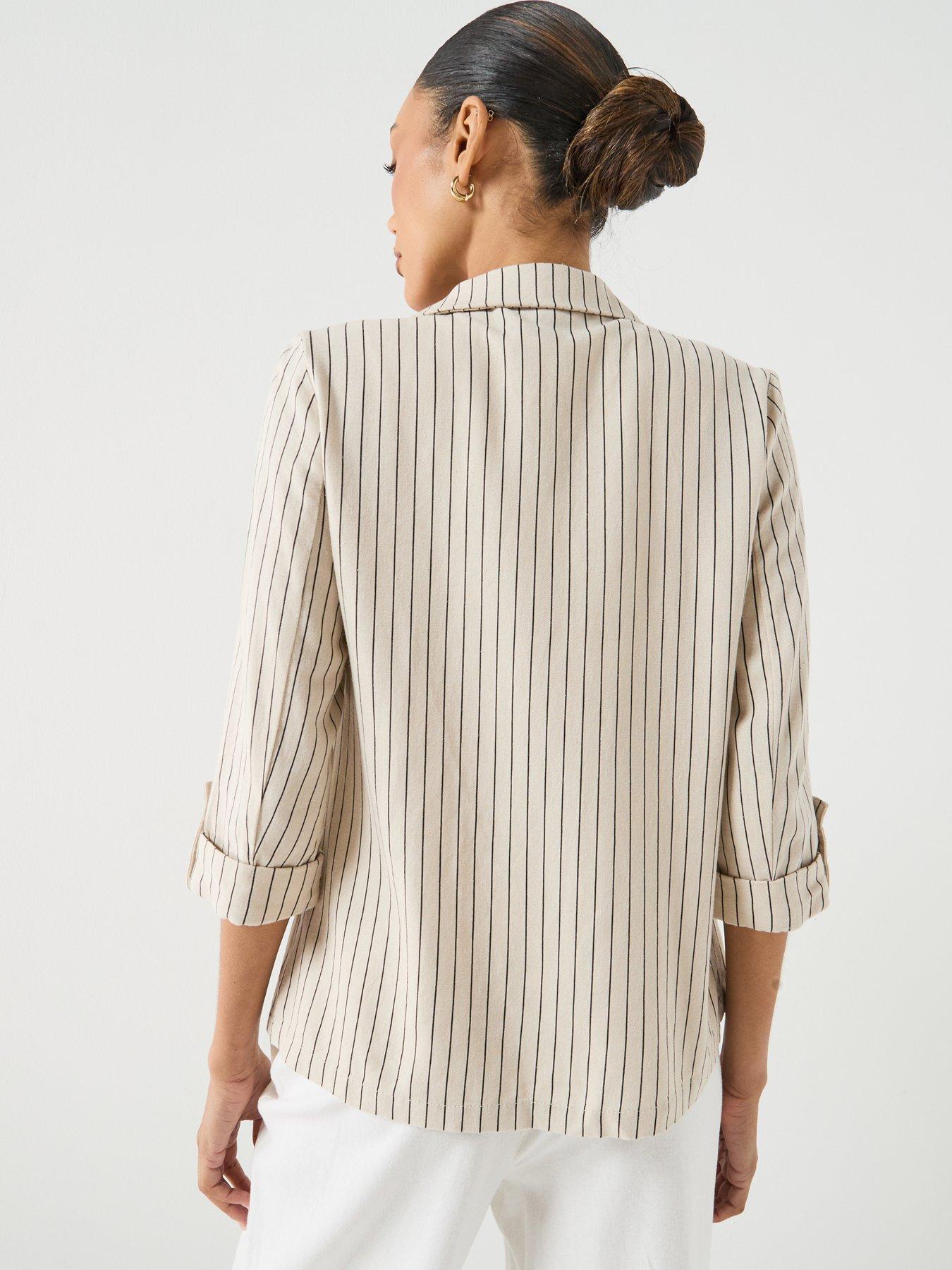 Image 2 of 6 of Vero Moda Vmjesmilo 3/4 Loose Blazer - Grey