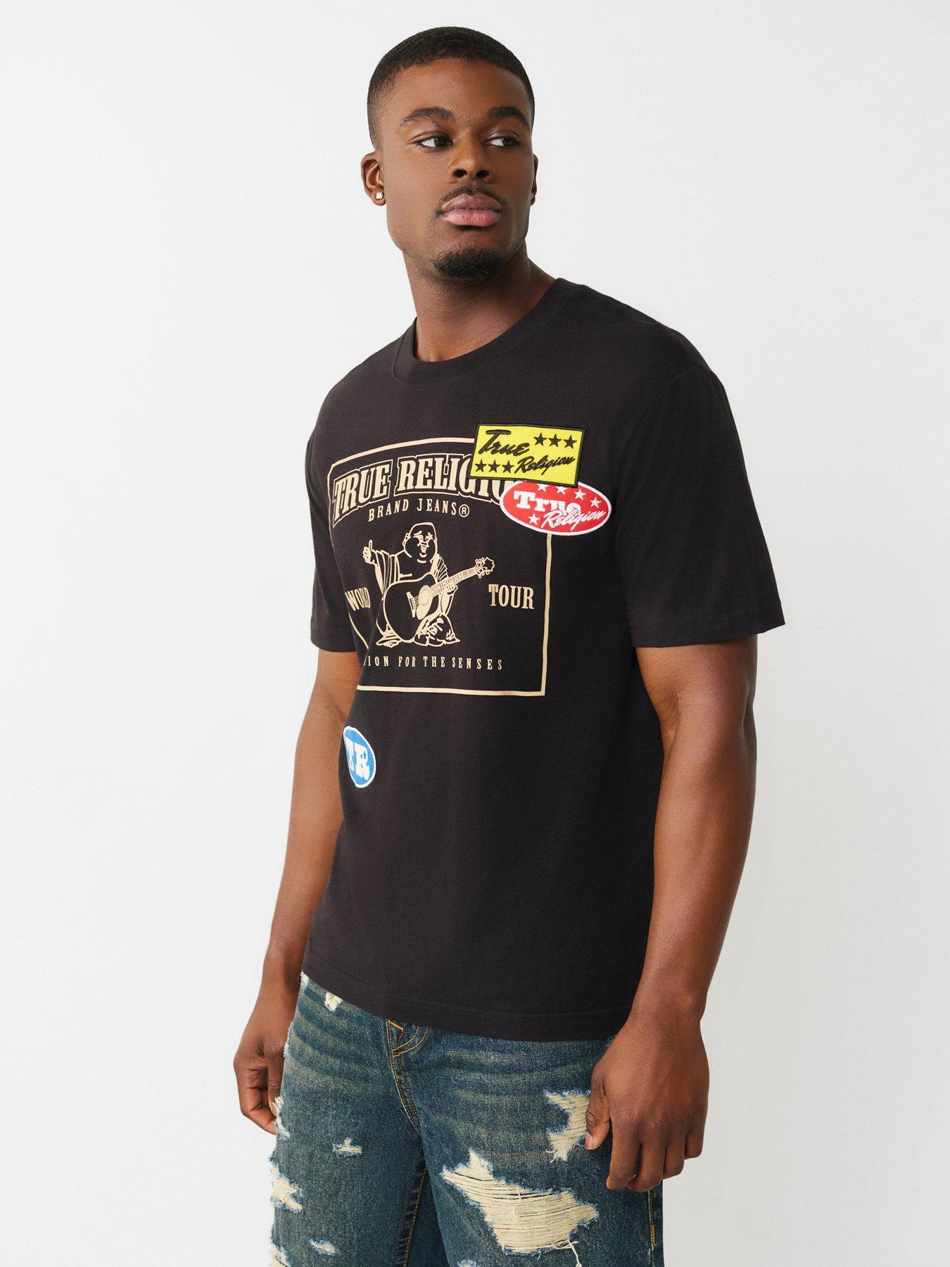 Image 1 of 4 of TRUE RELIGION Logo Patch T-Shirt - Black