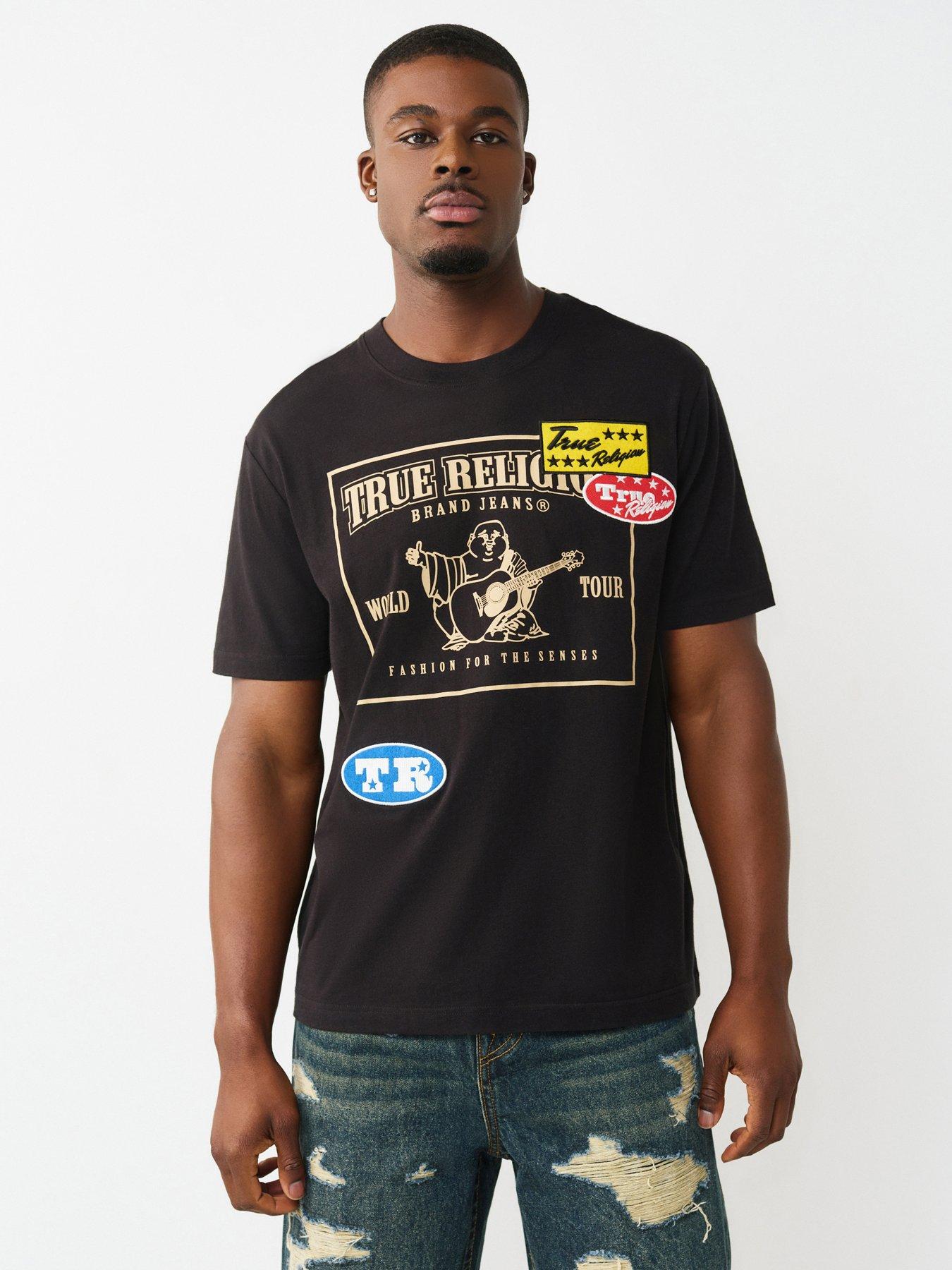 Image 3 of 4 of TRUE RELIGION Logo Patch T-Shirt - Black