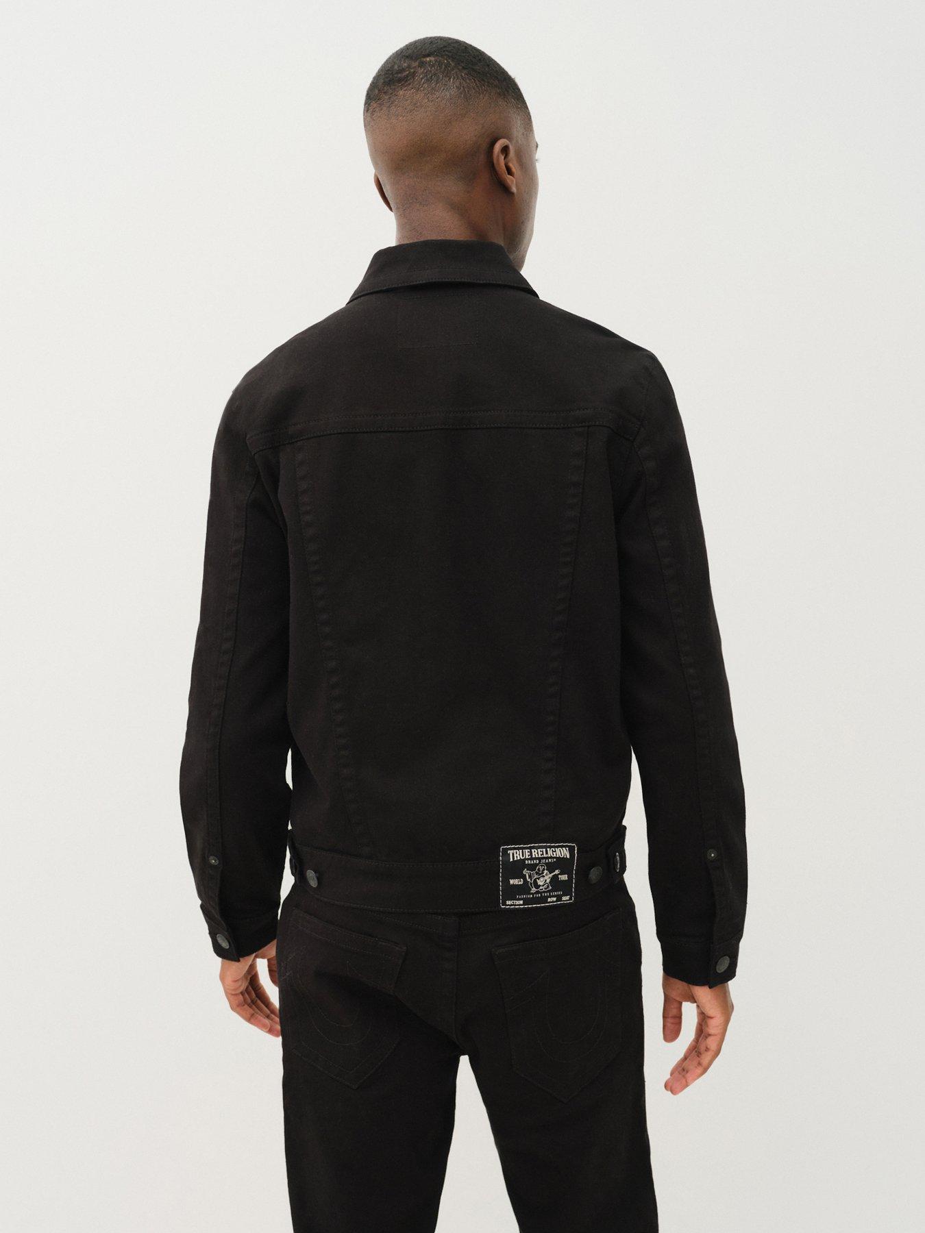 Image 2 of 6 of TRUE RELIGION Denim Trucker Jacket - Dark Blue