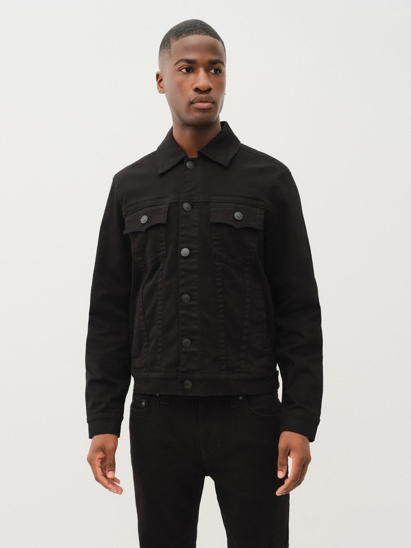 Image 5 of 6 of TRUE RELIGION Denim Trucker Jacket - Dark Blue