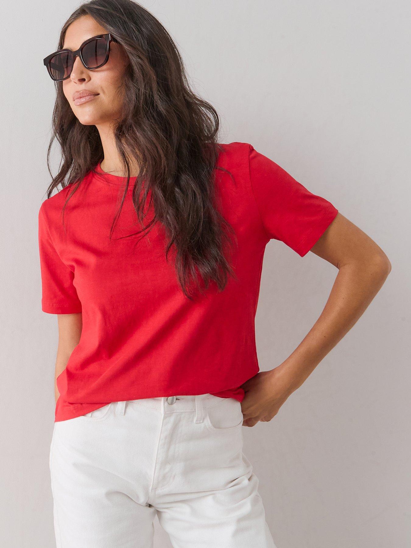 The Very Collection Crew Neck T-Shirt - Red