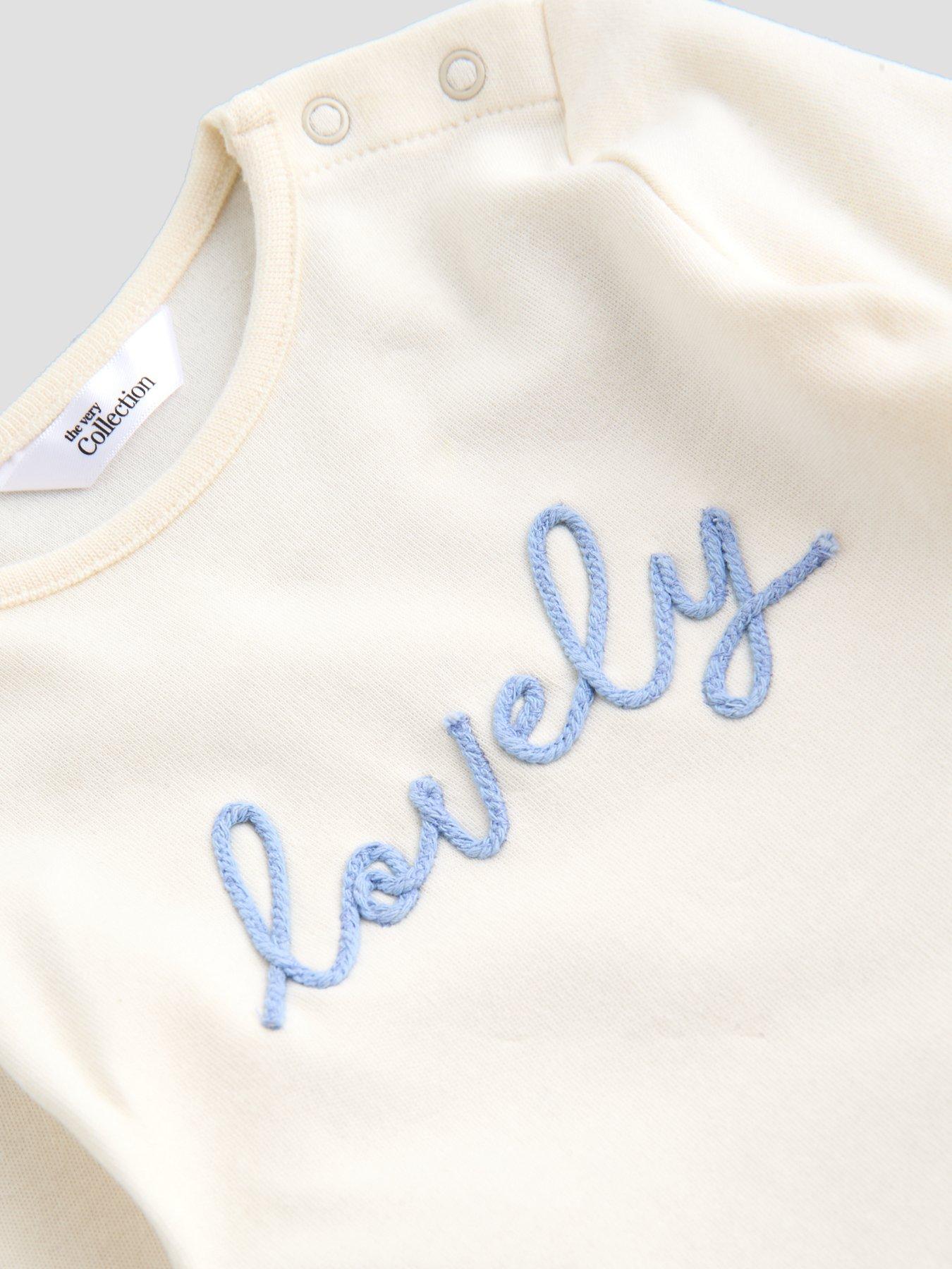 Image 4 of 5 of The Very Collection Baby Girl 3 Pack Lovely Peplum Tops (3-6 months - 18-24 months) - Cream