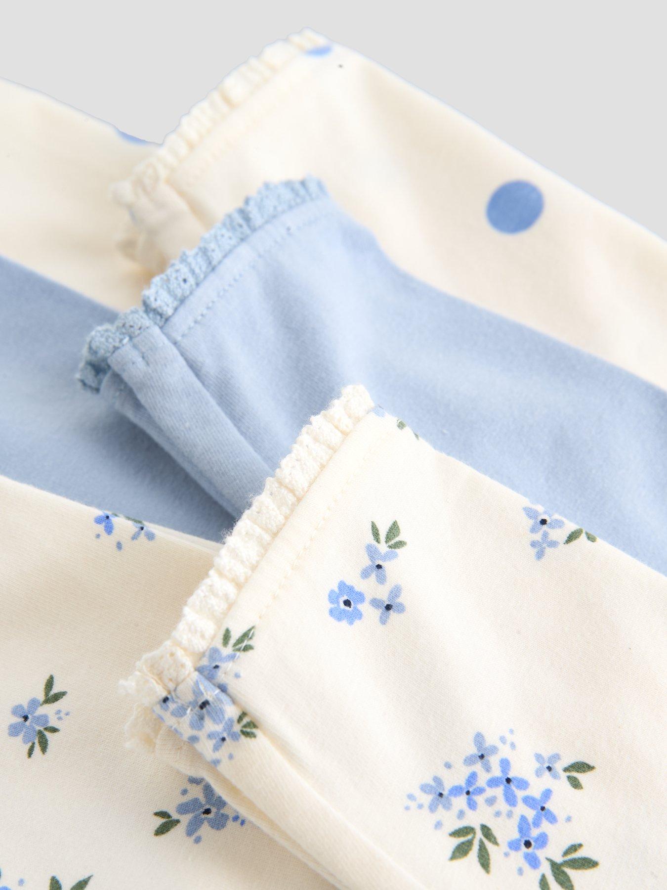 Image 4 of 5 of The Very Collection Baby Girl Lovely 3 Pack Leggings (3-6 months - 18-24 months) - Cream