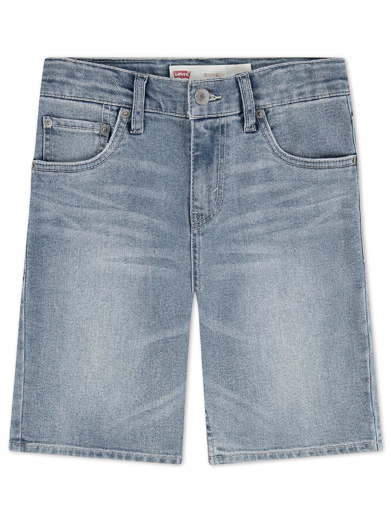 Levi's Boys 511 Slim Fit Denim Shorts - Blue