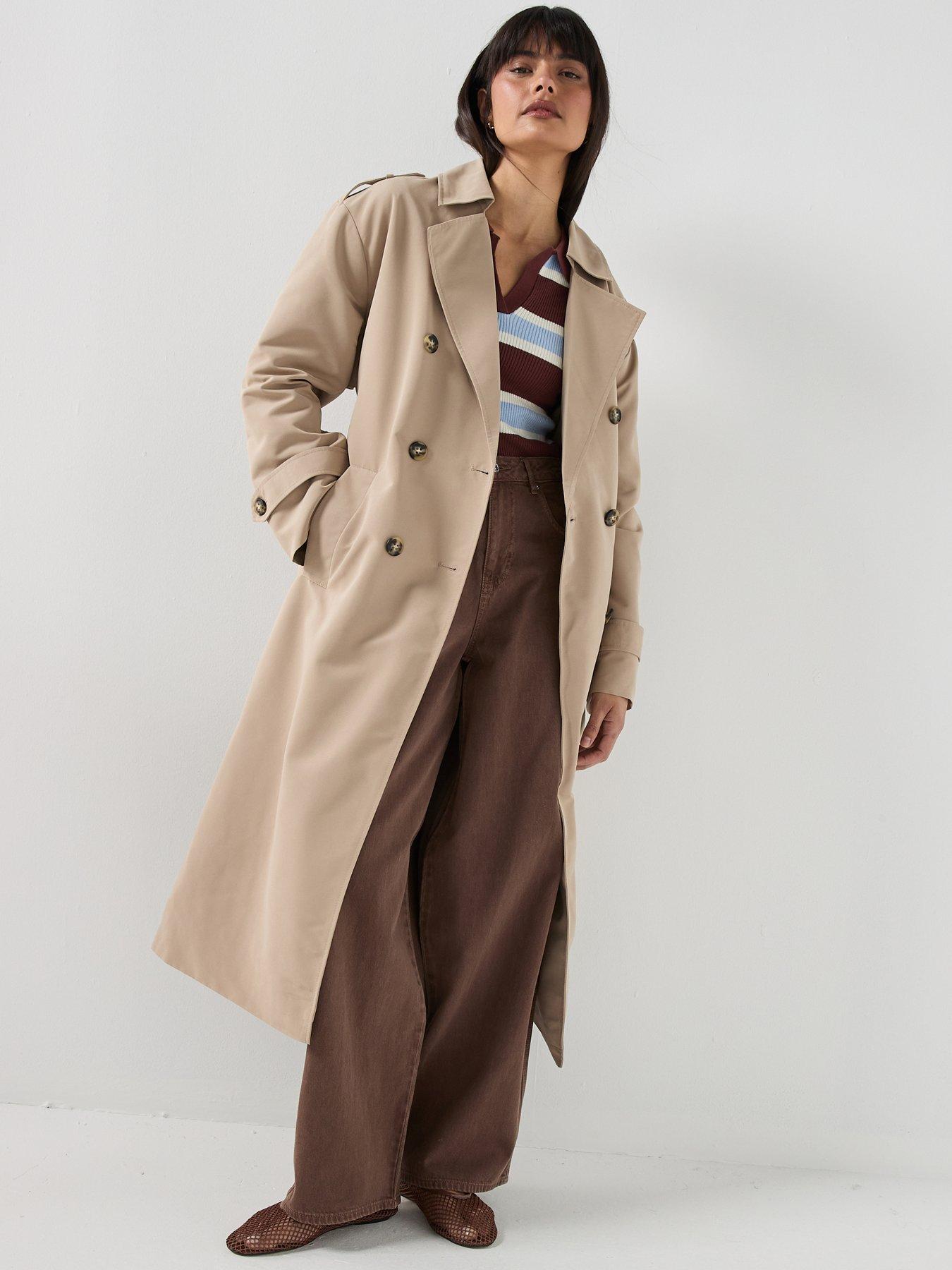 Image 3 of 6 of Vero Moda Vmchloe Long Trenchcoat Ga Noos