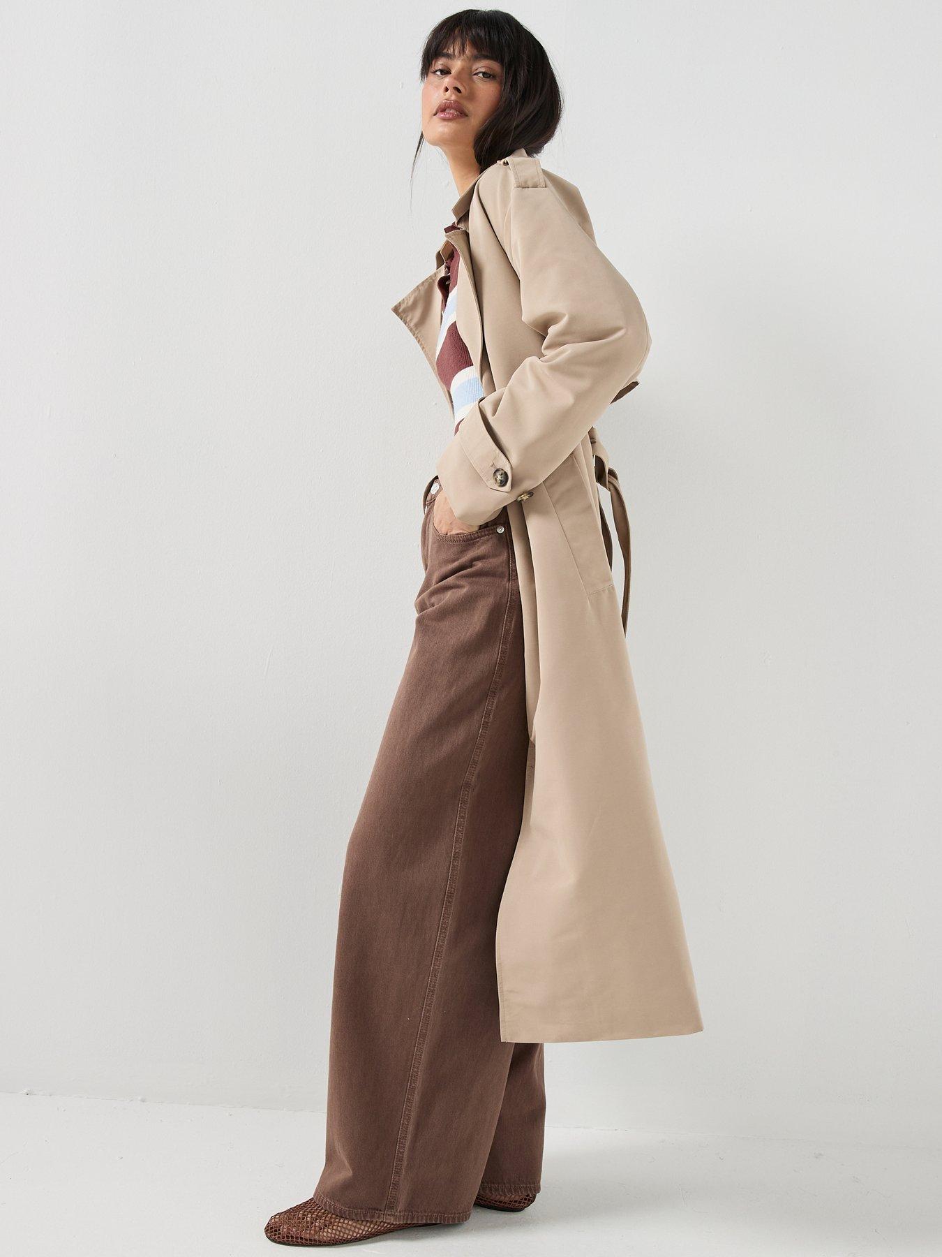 vero-moda-vmchloe-long-trenchcoat-brownsilver-minkdetail