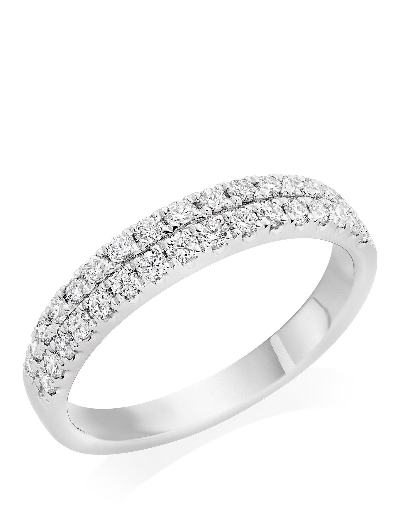 Beaverbrooks Beaverbrooks Platinum Diamond 3mm Wedding Ring
