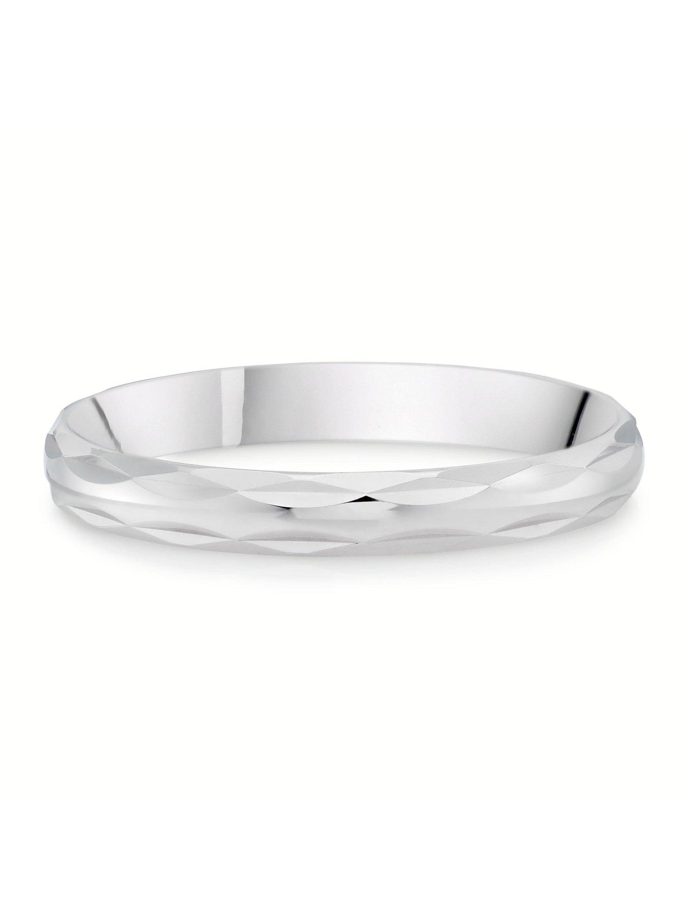 Image 3 of 6 of Beaverbrooks Platinum 3mm Wedding Ring - White